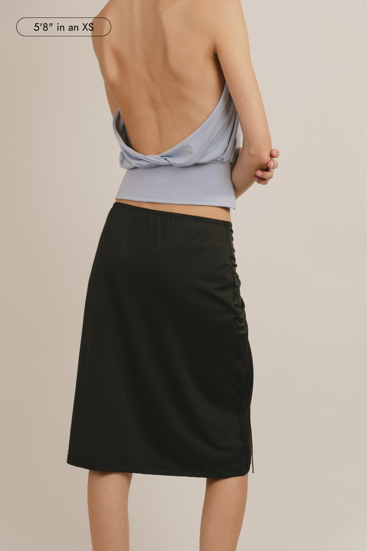 Rosalie Ruched Midi Skirt