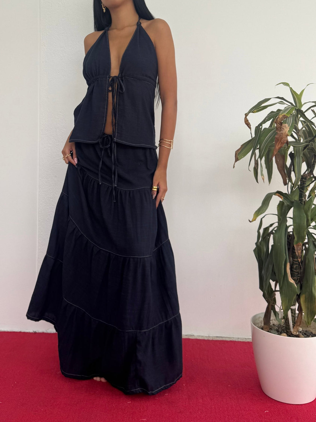 The Linen Prairie Skirt