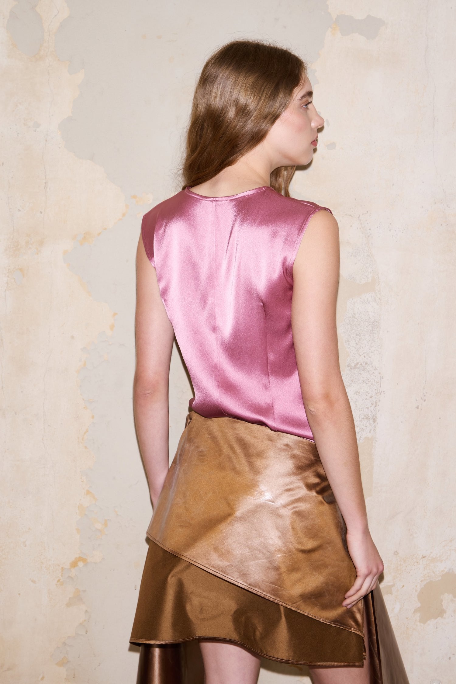 FINOCHIETTO SKIRT LIGHT BROWN