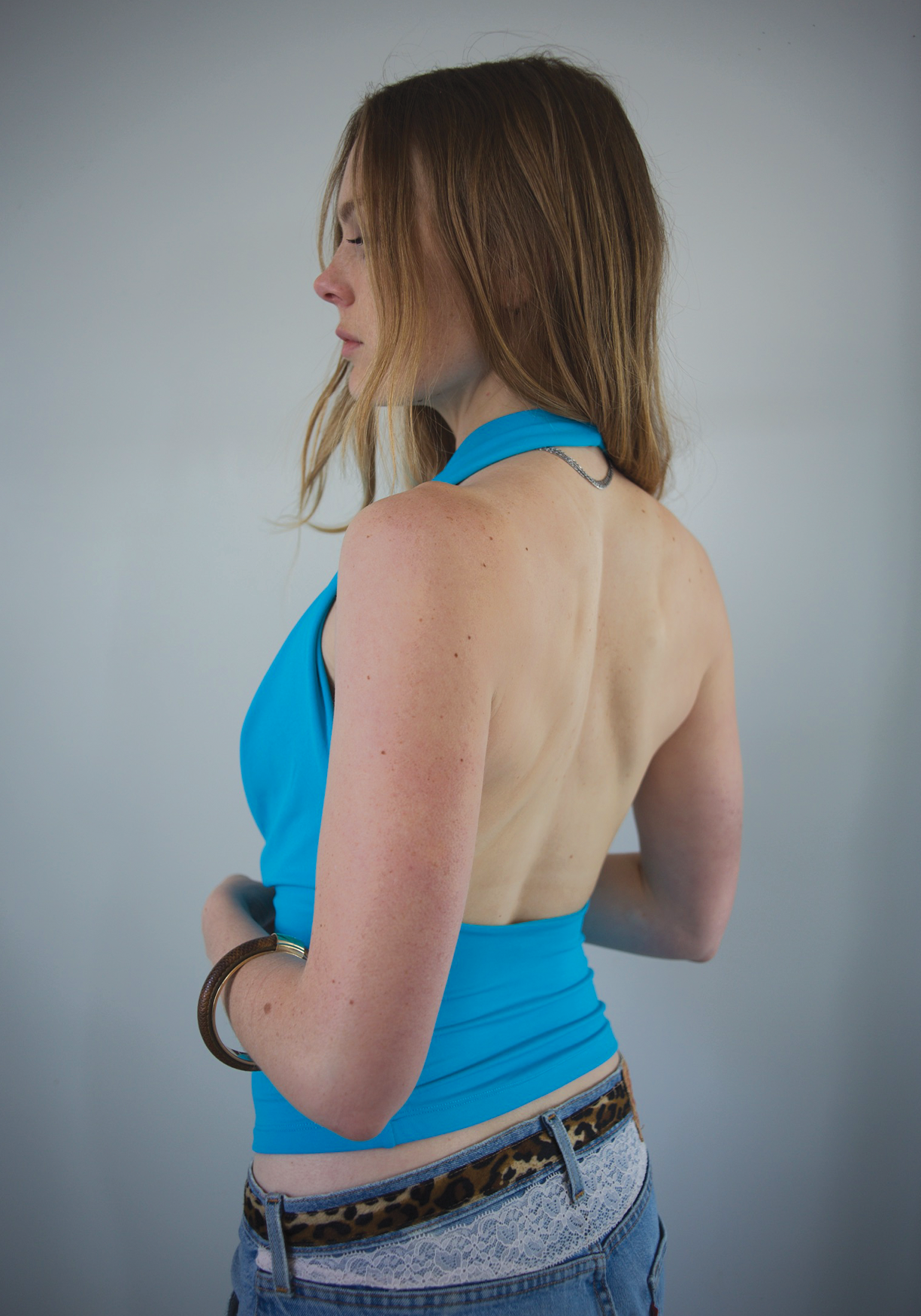 Psyche Top in Aqua