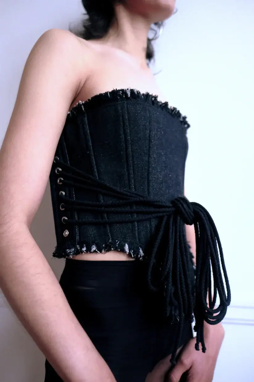 Salt and Pepper Corset