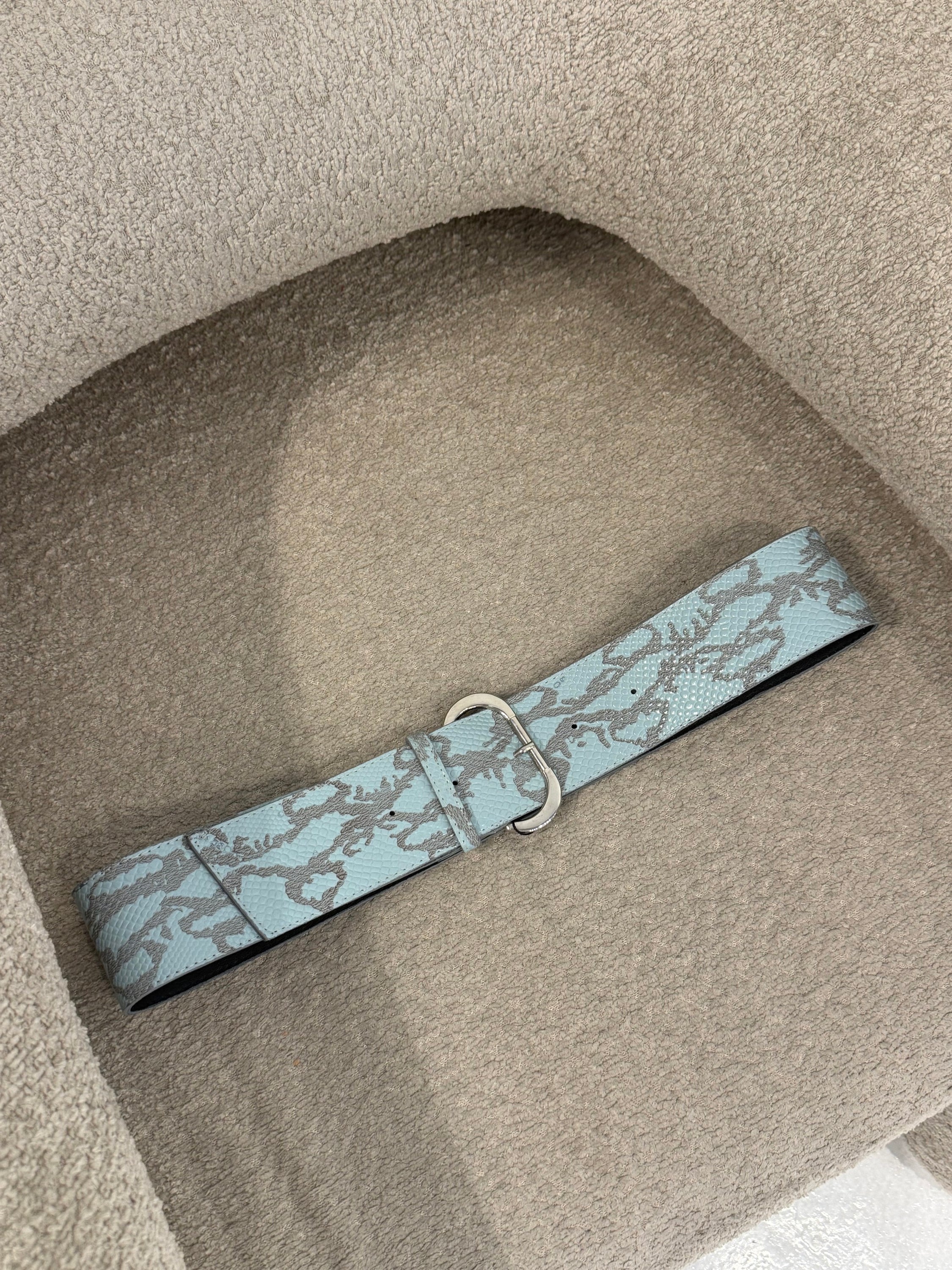 Wide Belt Snakeskin