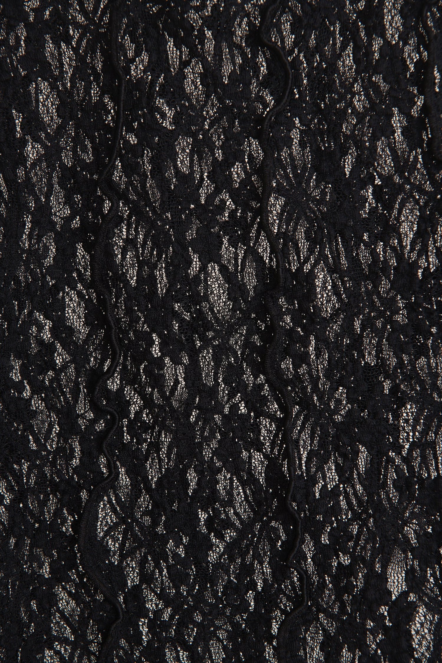 Aria Lace Mini Skirt in Black