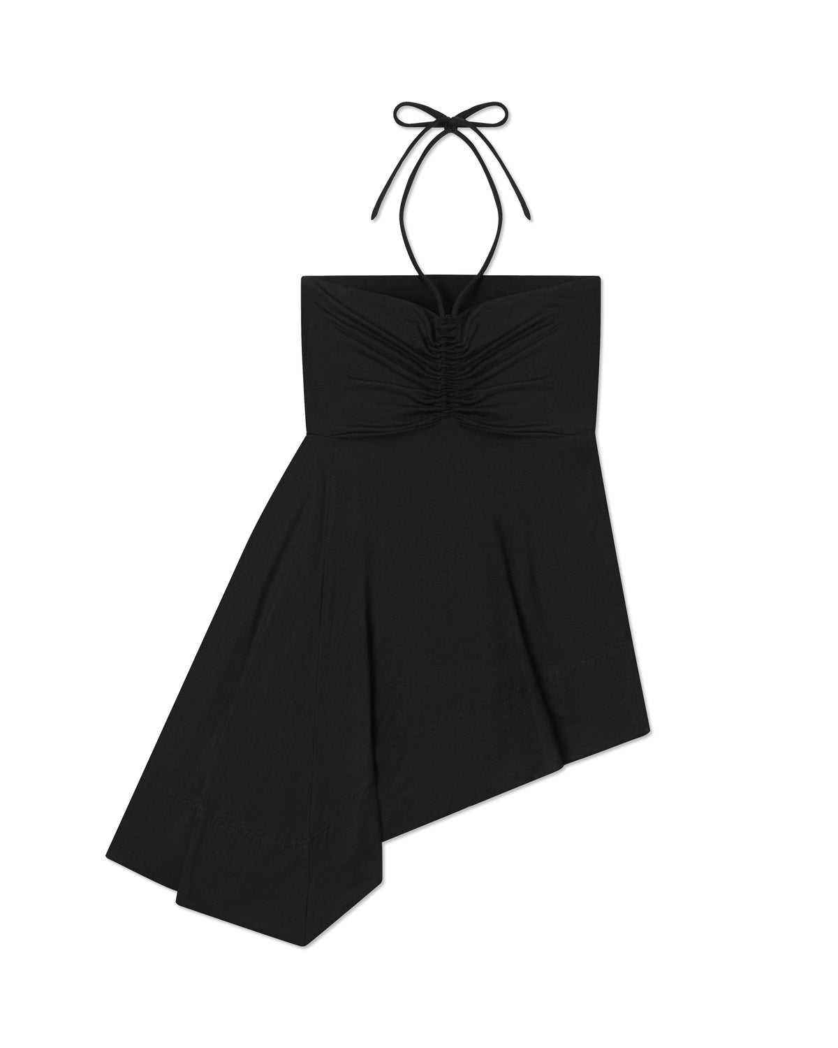 KNOX HALTER TOP - CHARCOAL