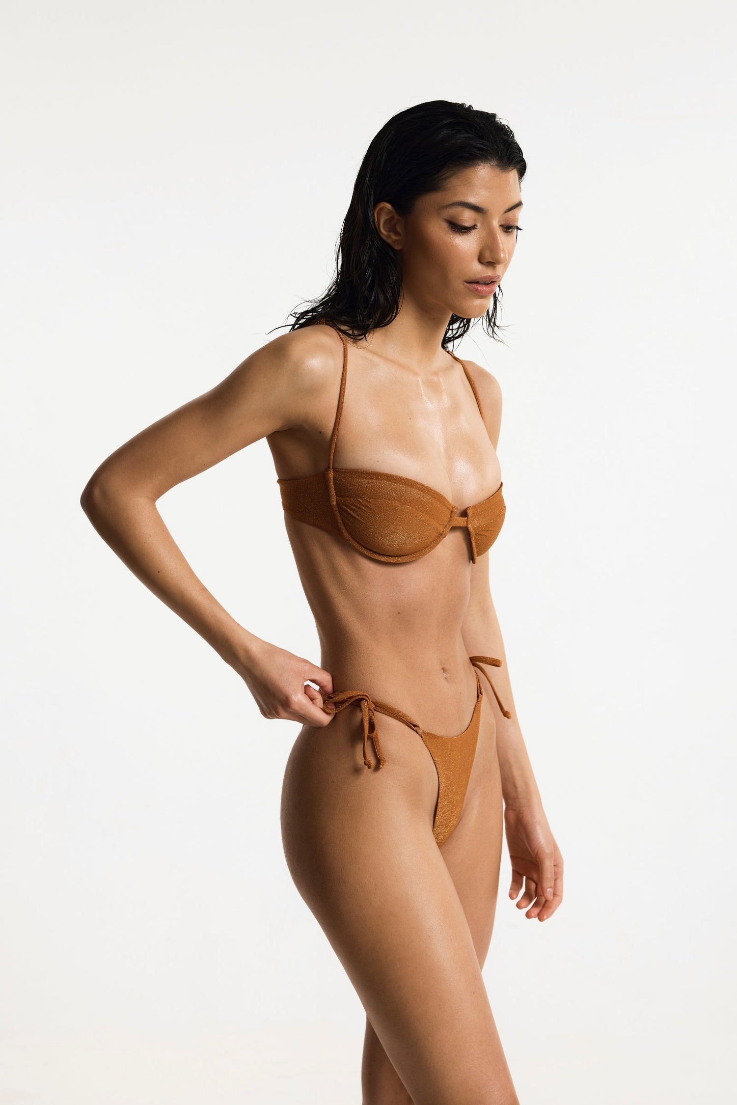 Allura 90s Bikini Top - Copper