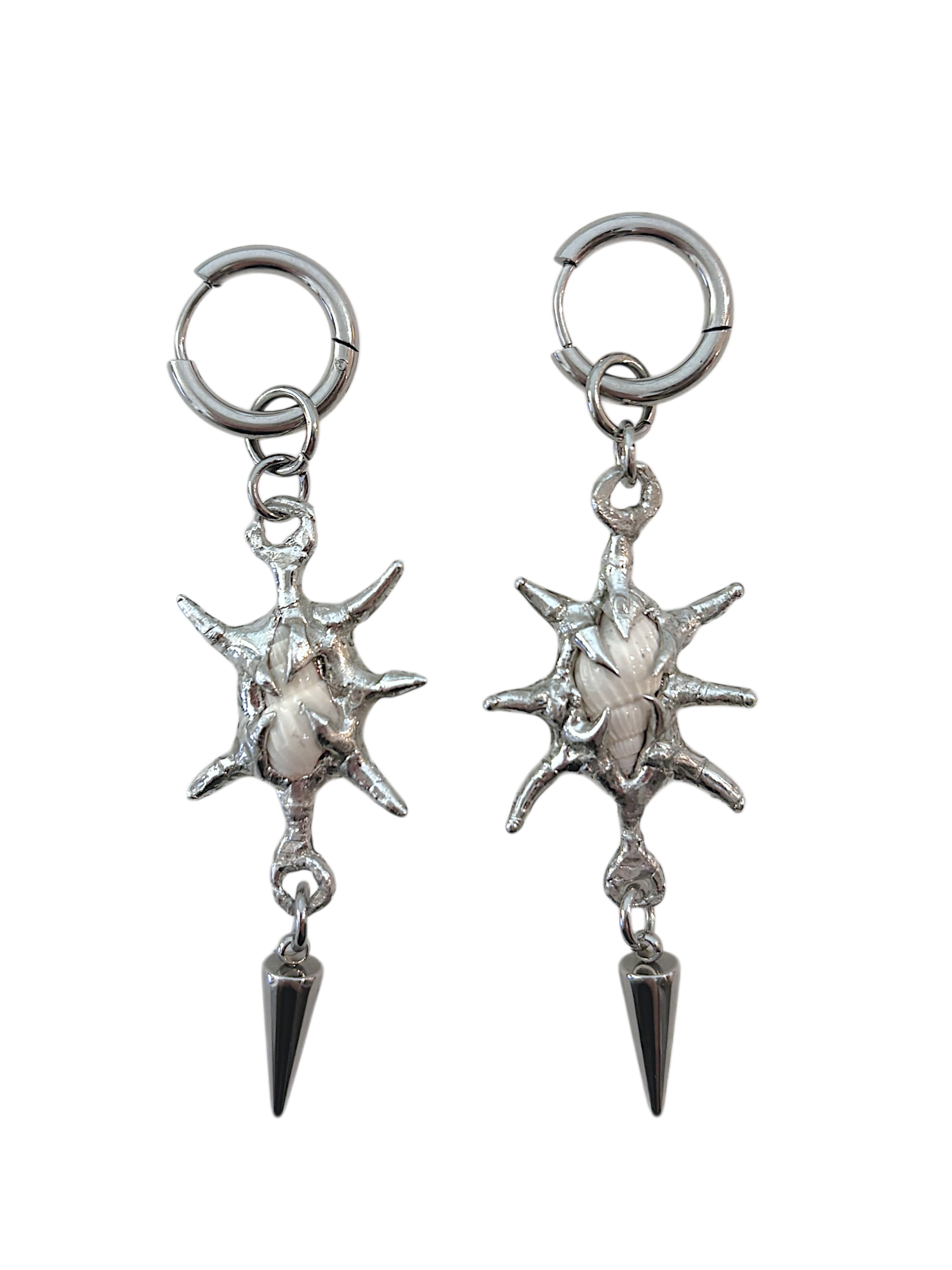 Spiky Shells Earrings