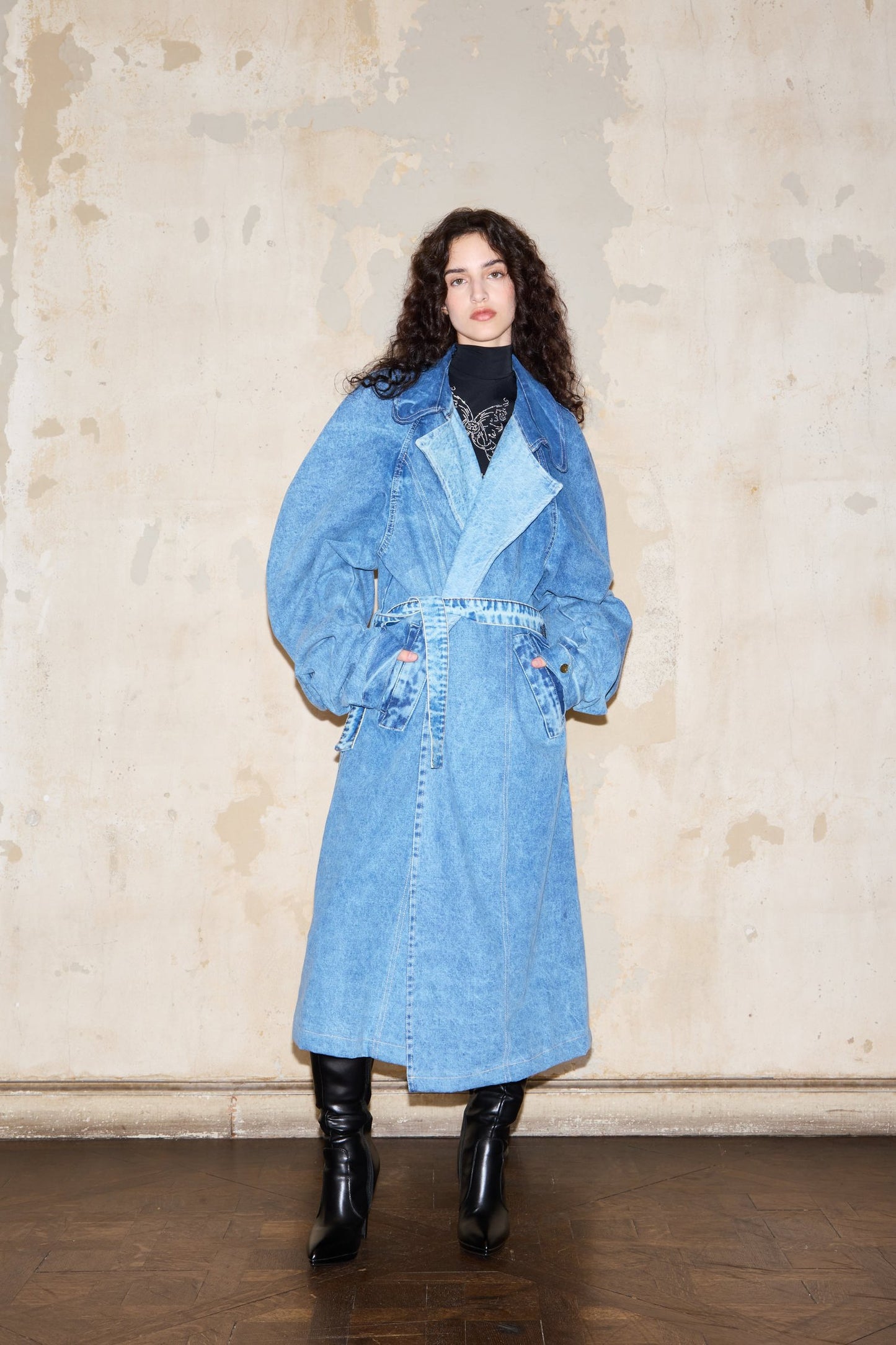 TRENCH TEMPLE DENIM