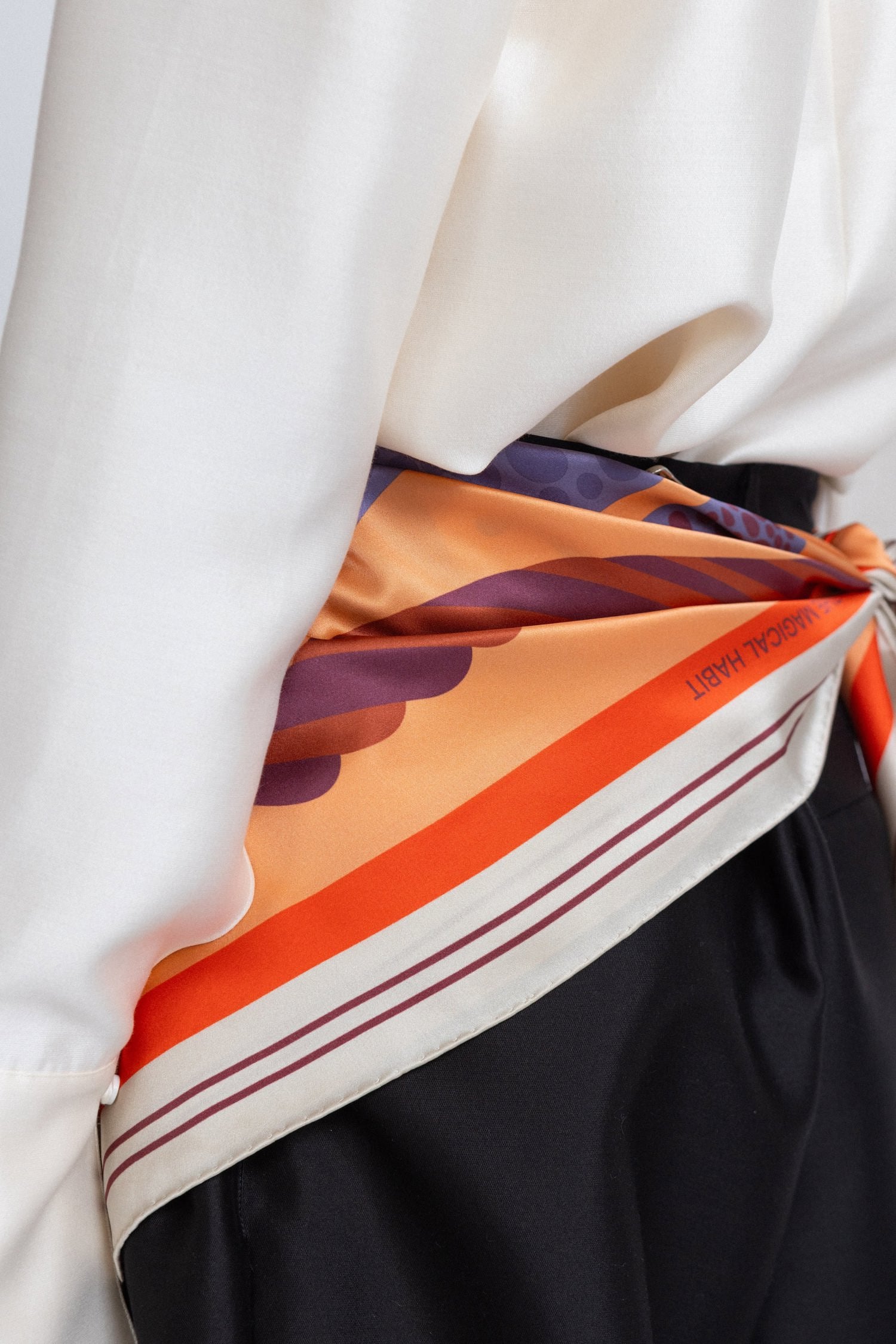 Large Silk Scarf 'The Serpent'