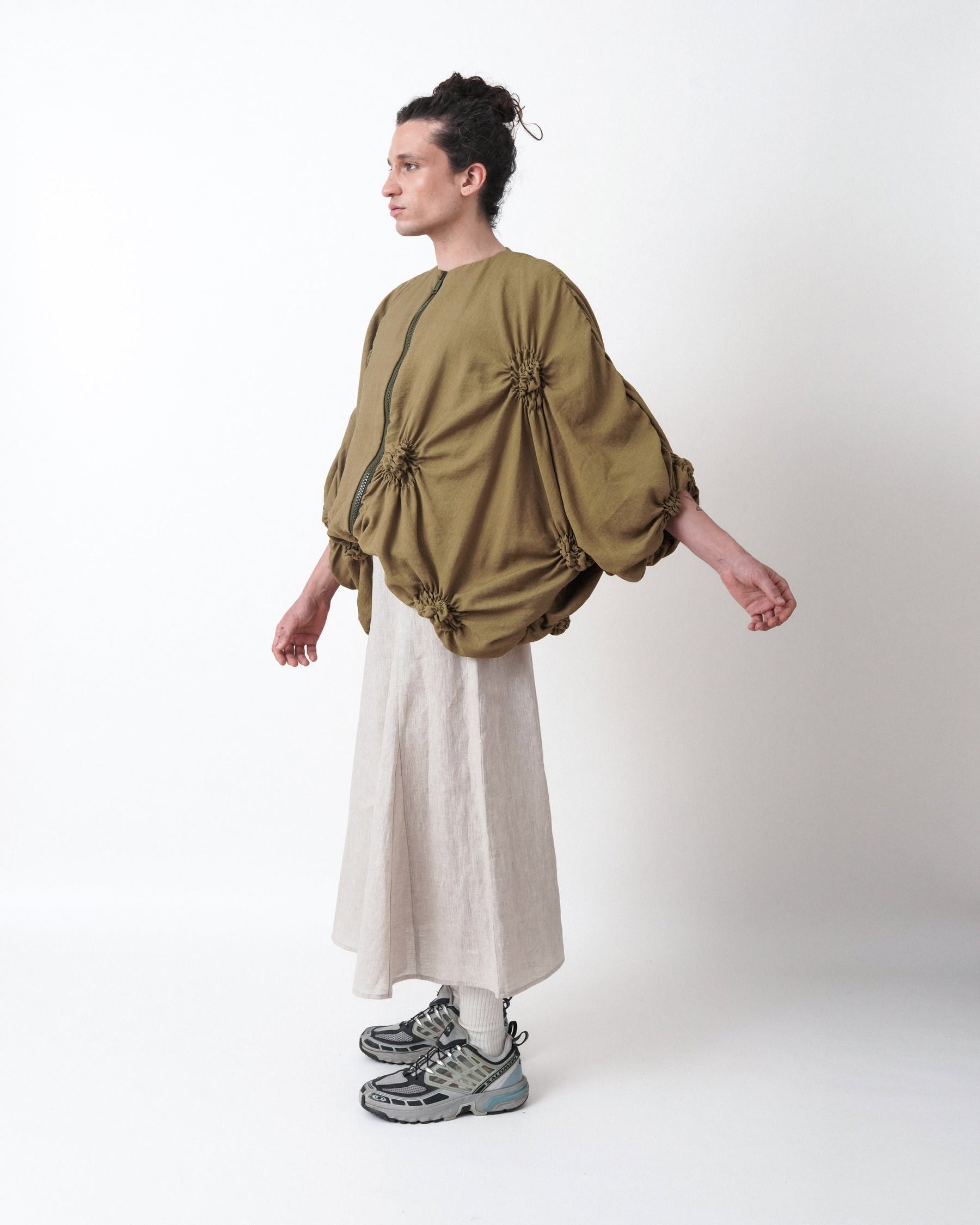 chaqueta mundo con cremallera