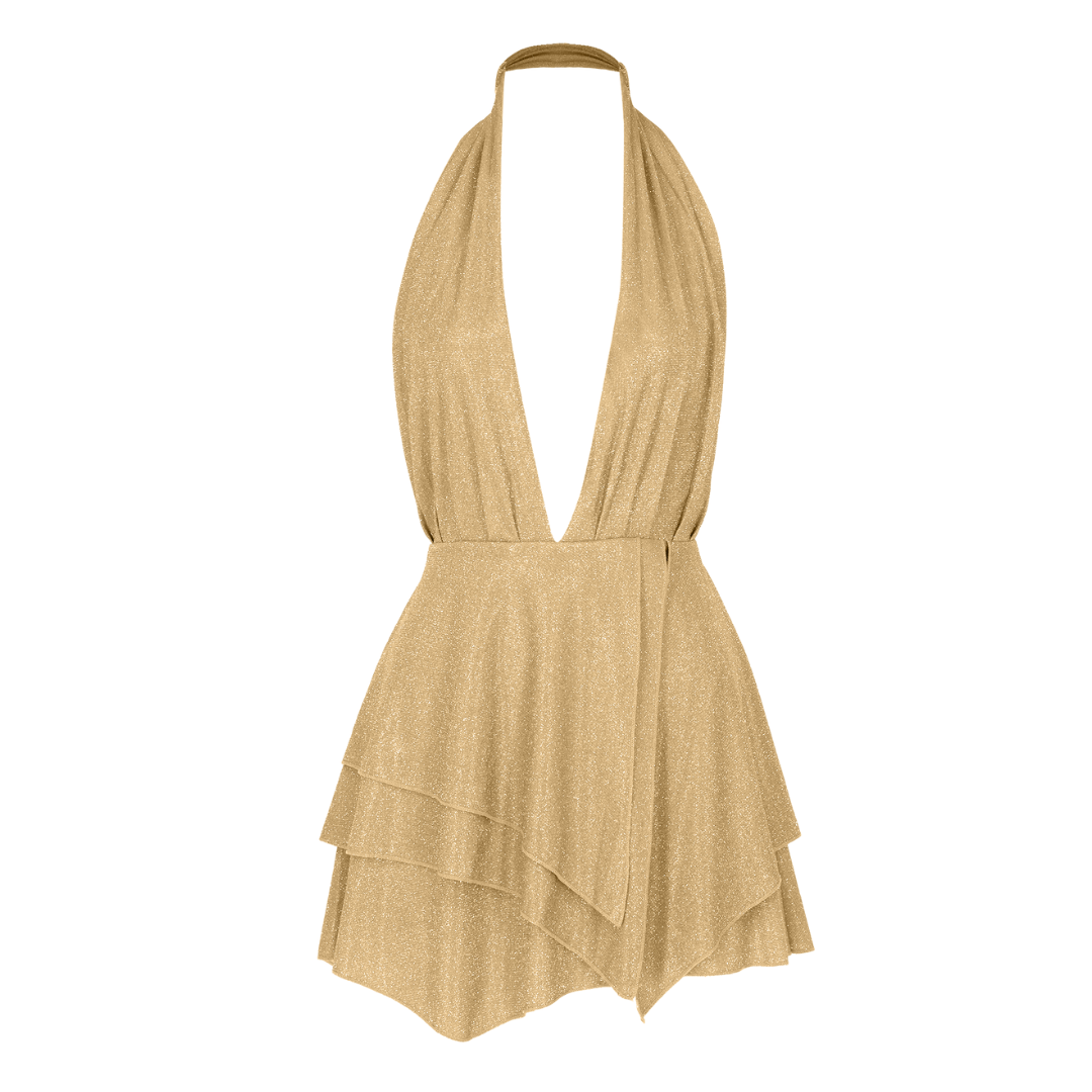 Golden Girl Mini Dress