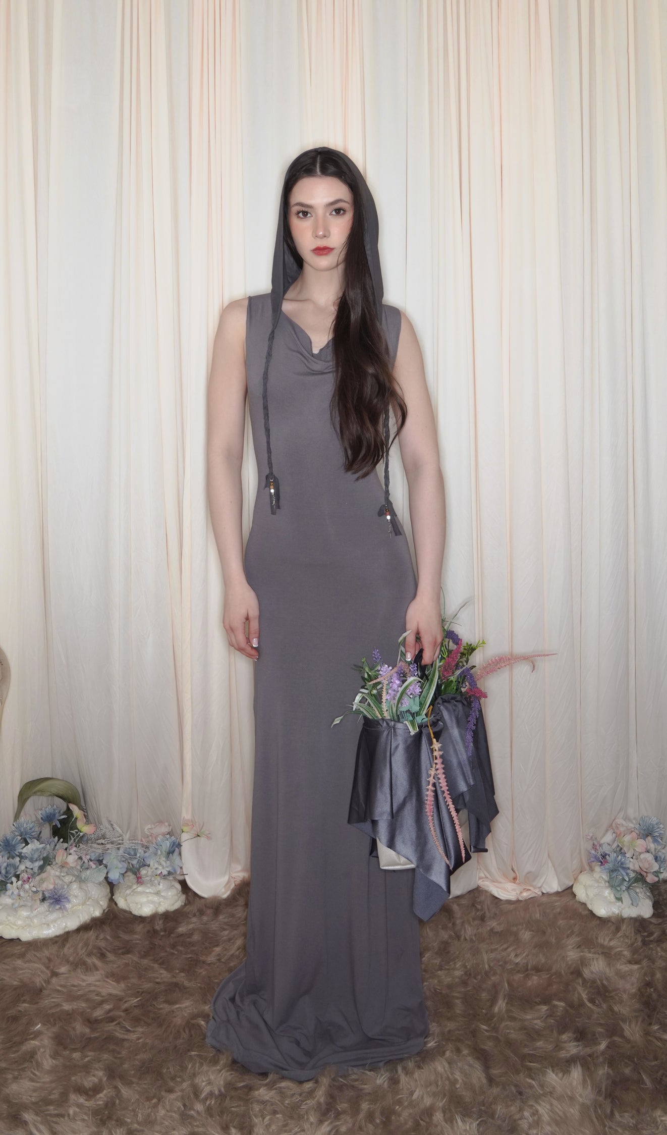 HECATE FLORAL SPINE DRESS