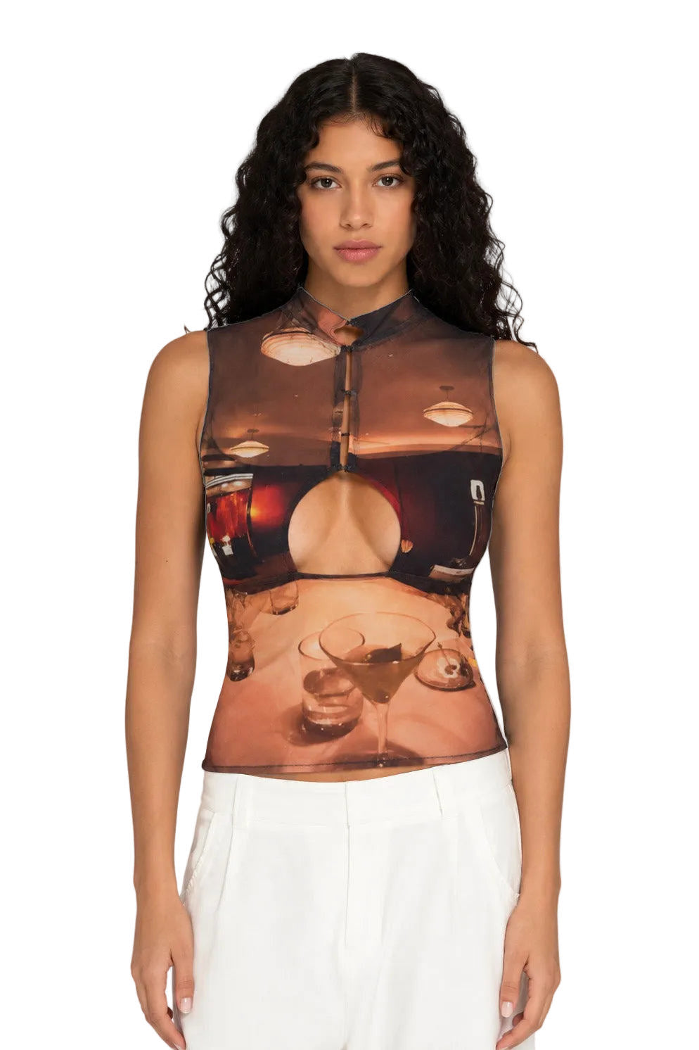 CECCHI CUT-OUT TOP