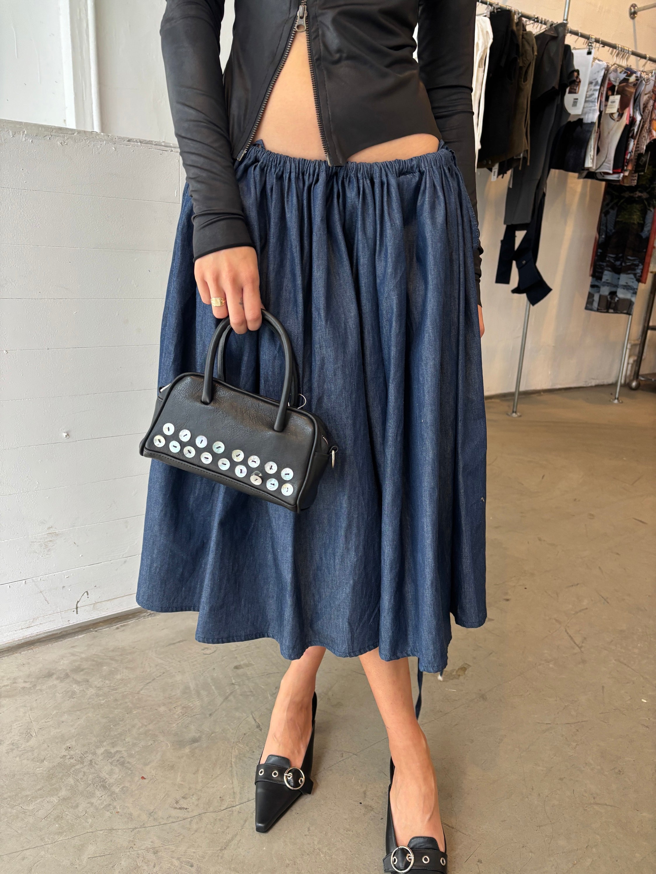 Denim two piece dress