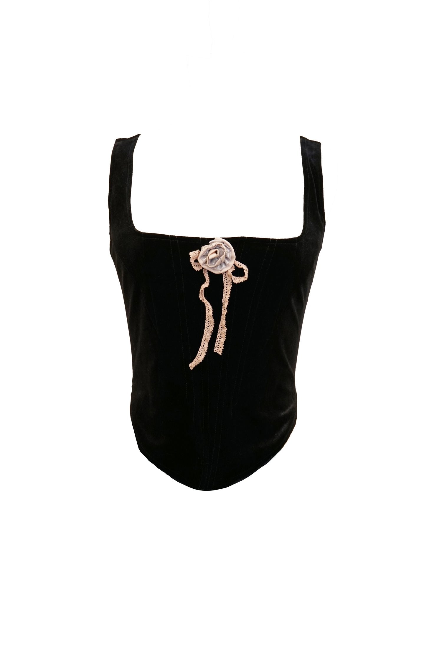 New me velvet corset