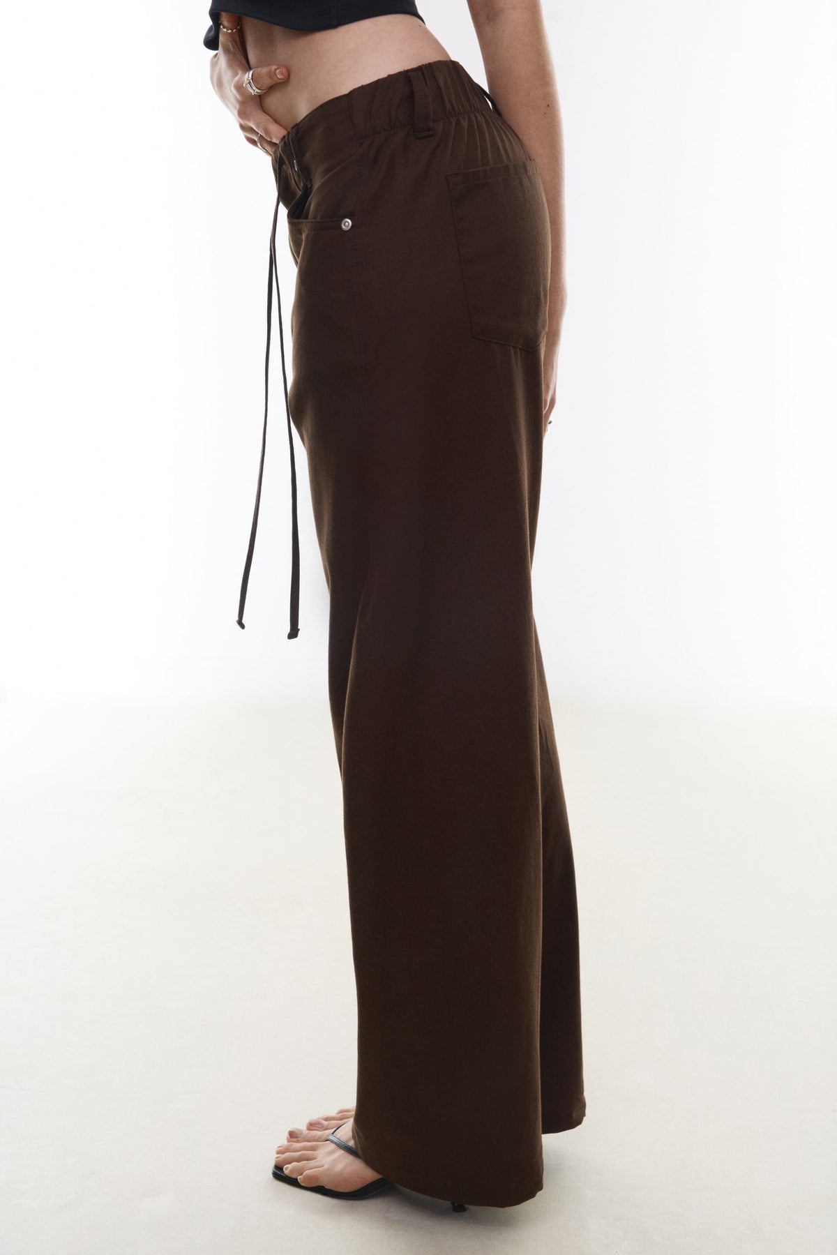 THEA pant - rich brown