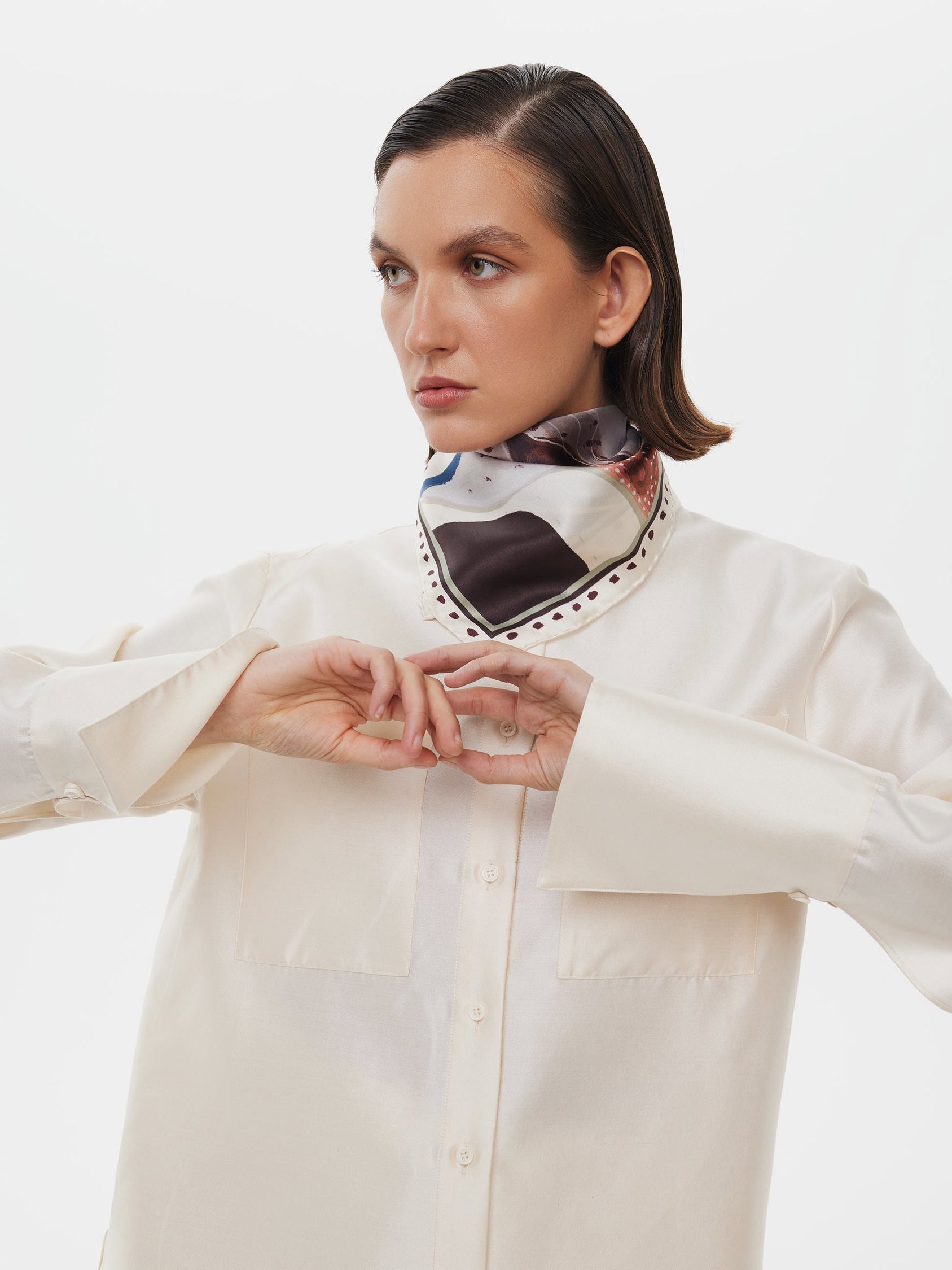 Silk Bandana 'The Botanist’s Gift'