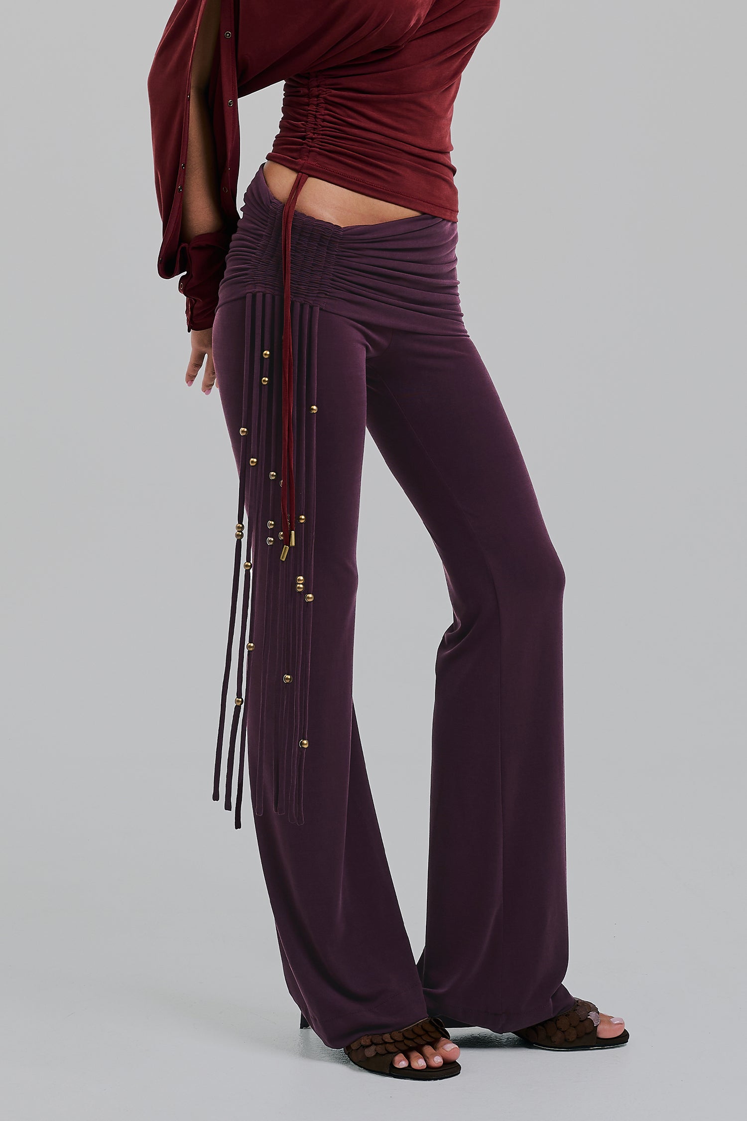 WHIP PANTS WINE