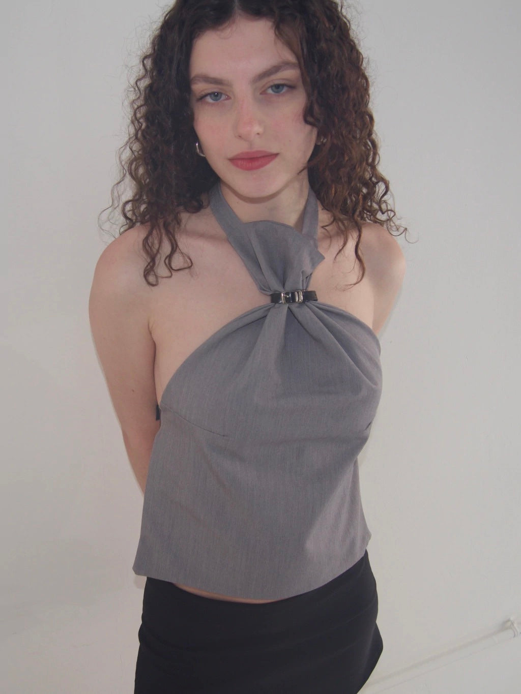 TAILORED BELT TOP