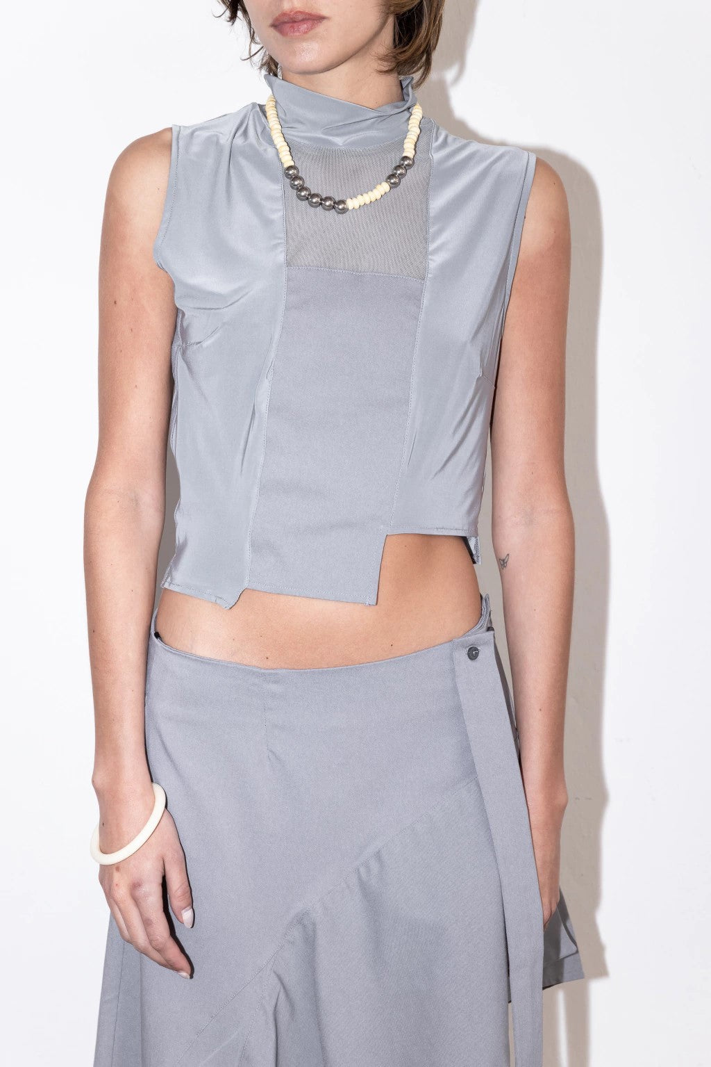 Partes Top Grey