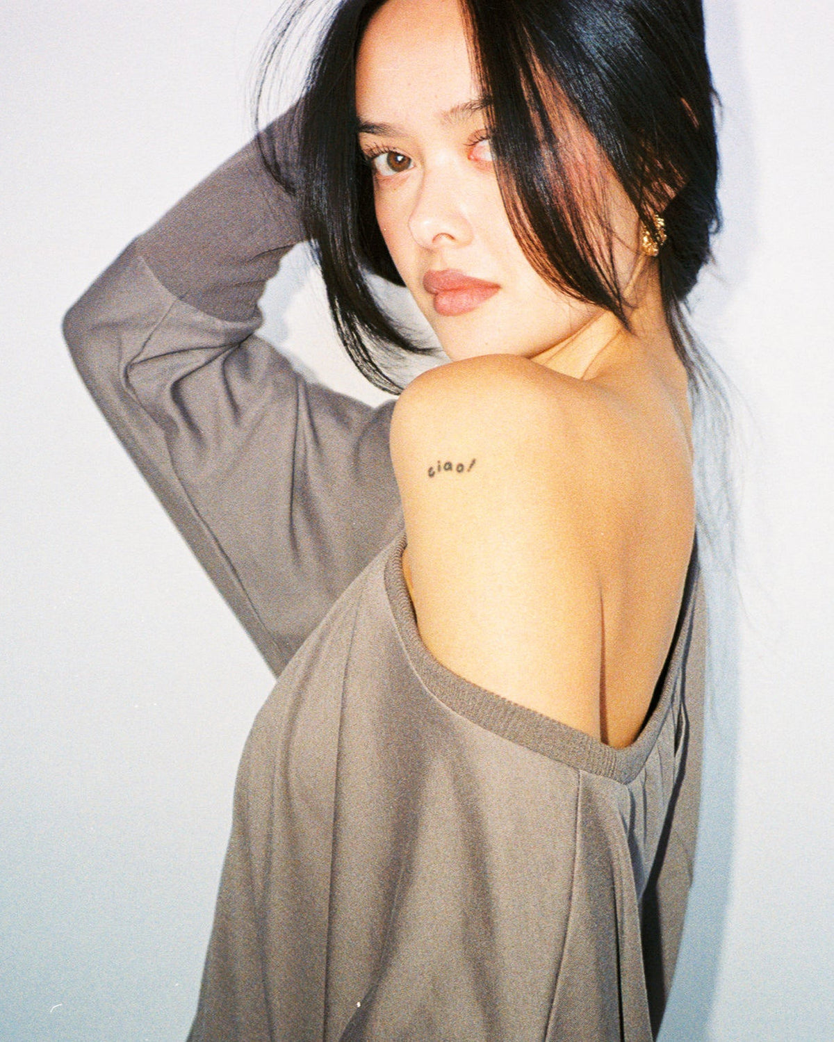 CARMEN top - nice grey