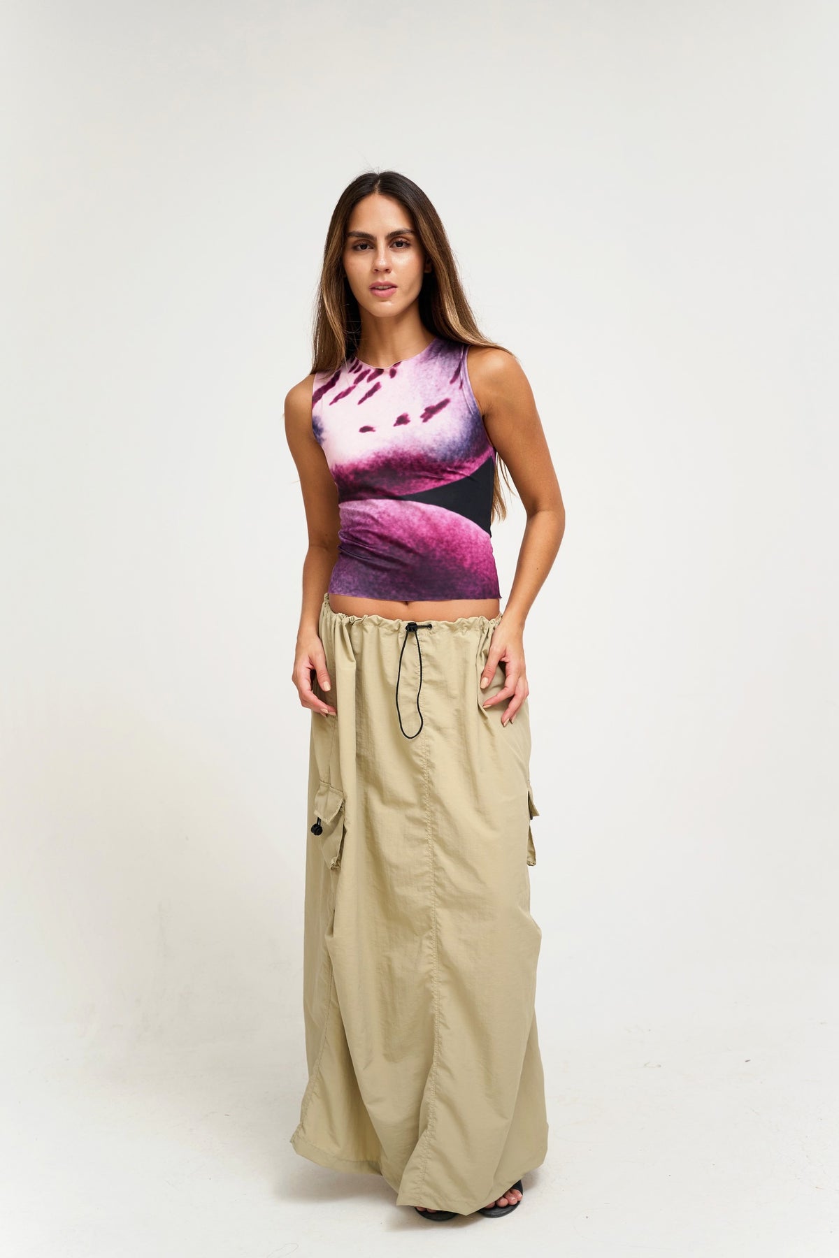 PARACHUTE MAXI SKIRT
