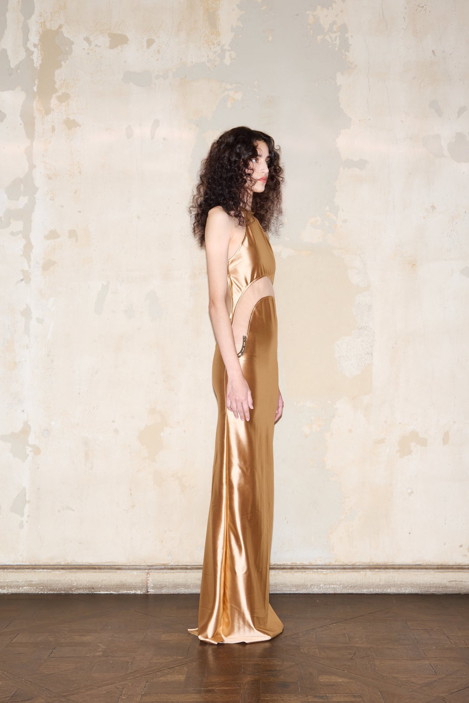PEDRAZA DRESS GOLDEN