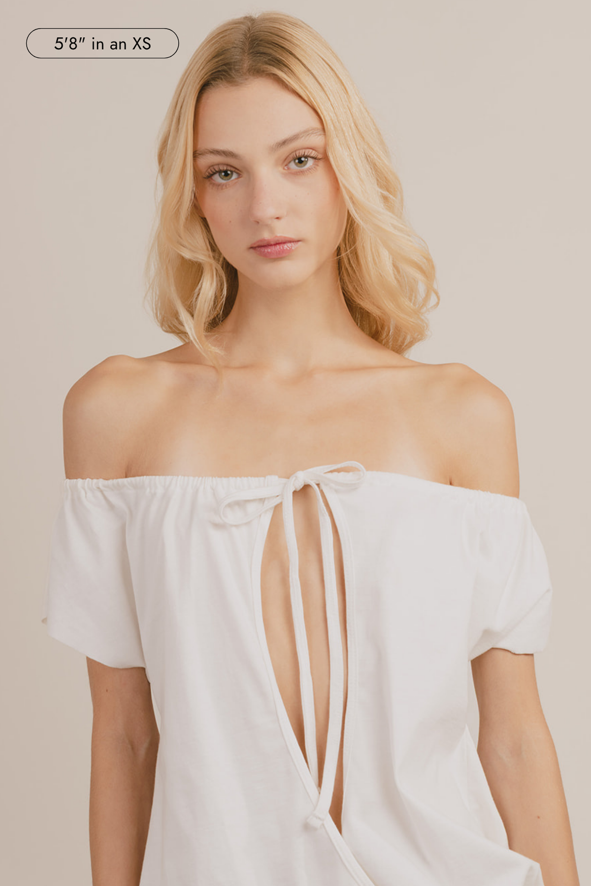 Bardot Keyhole Mini Dress