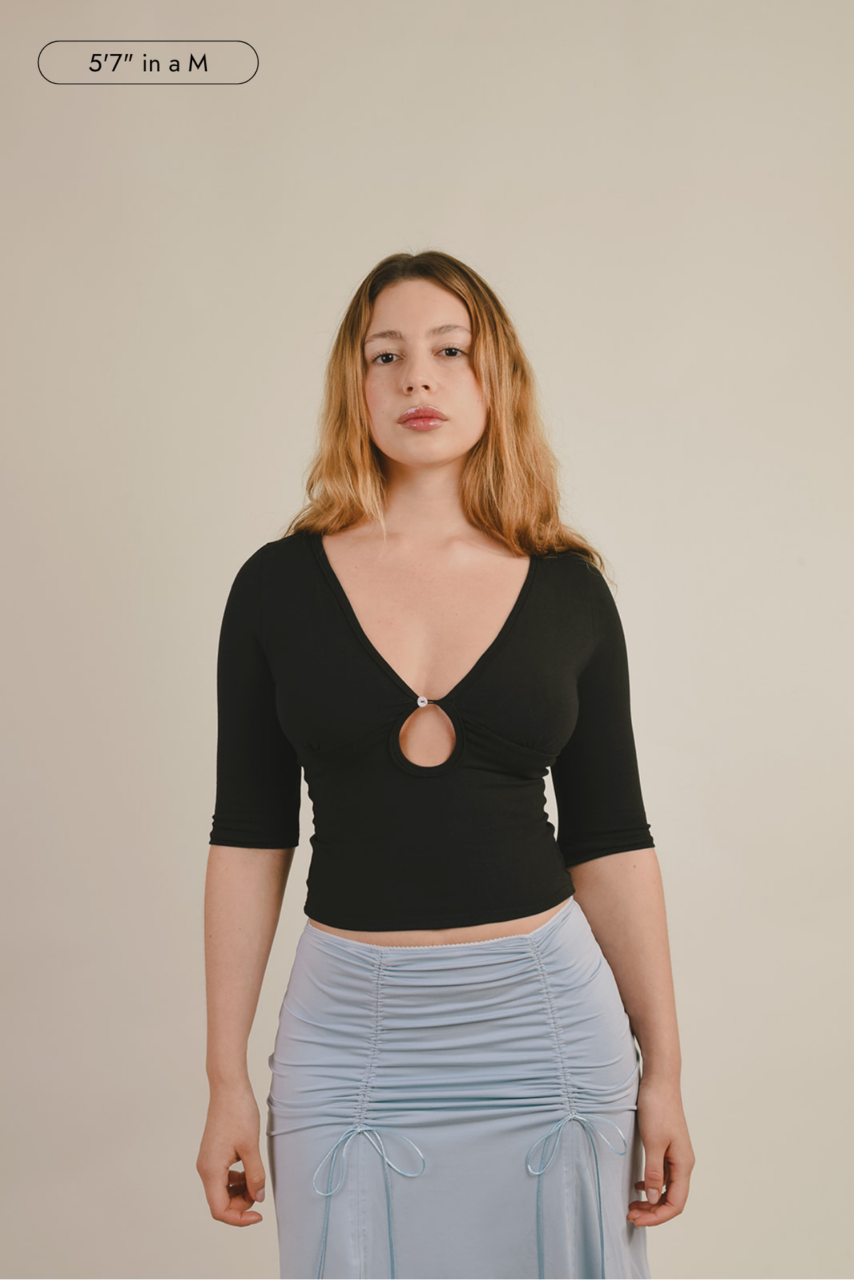 Alma Keyhole Top