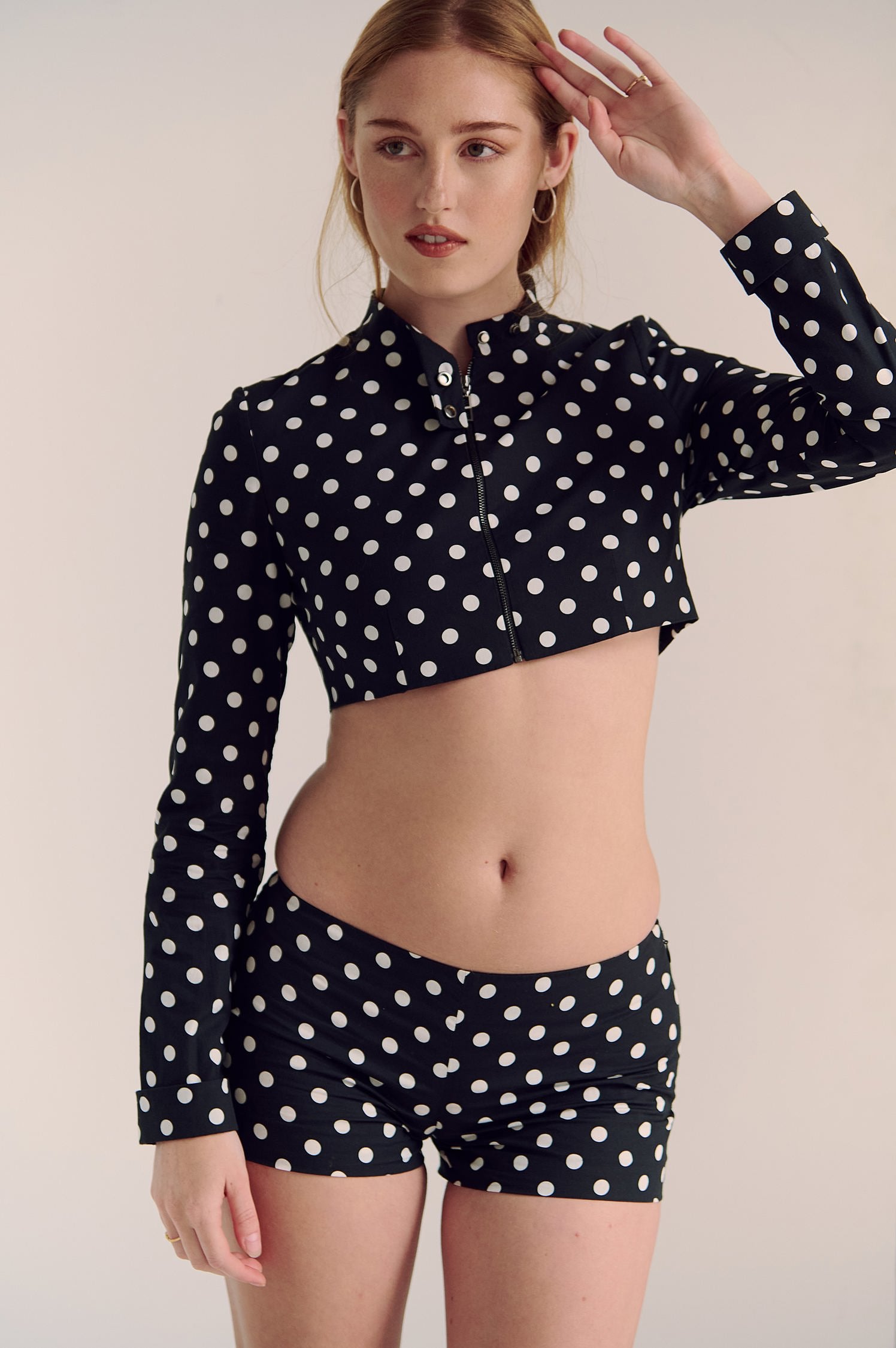 The Harlow Shorts in Polka Dot