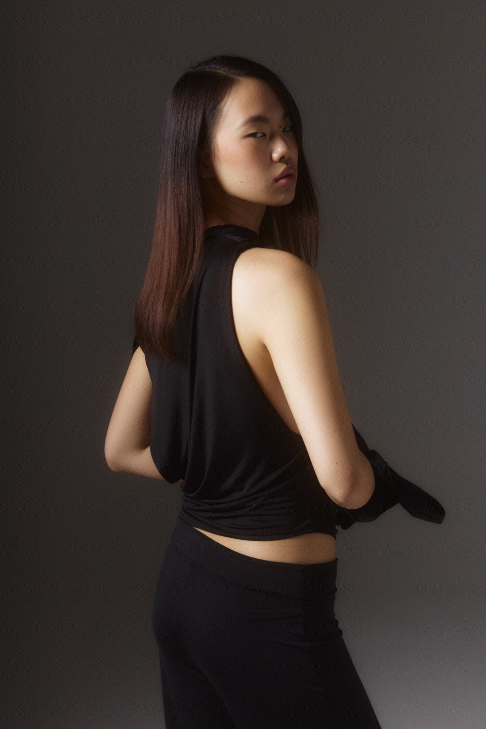 Buche top and pant in Black