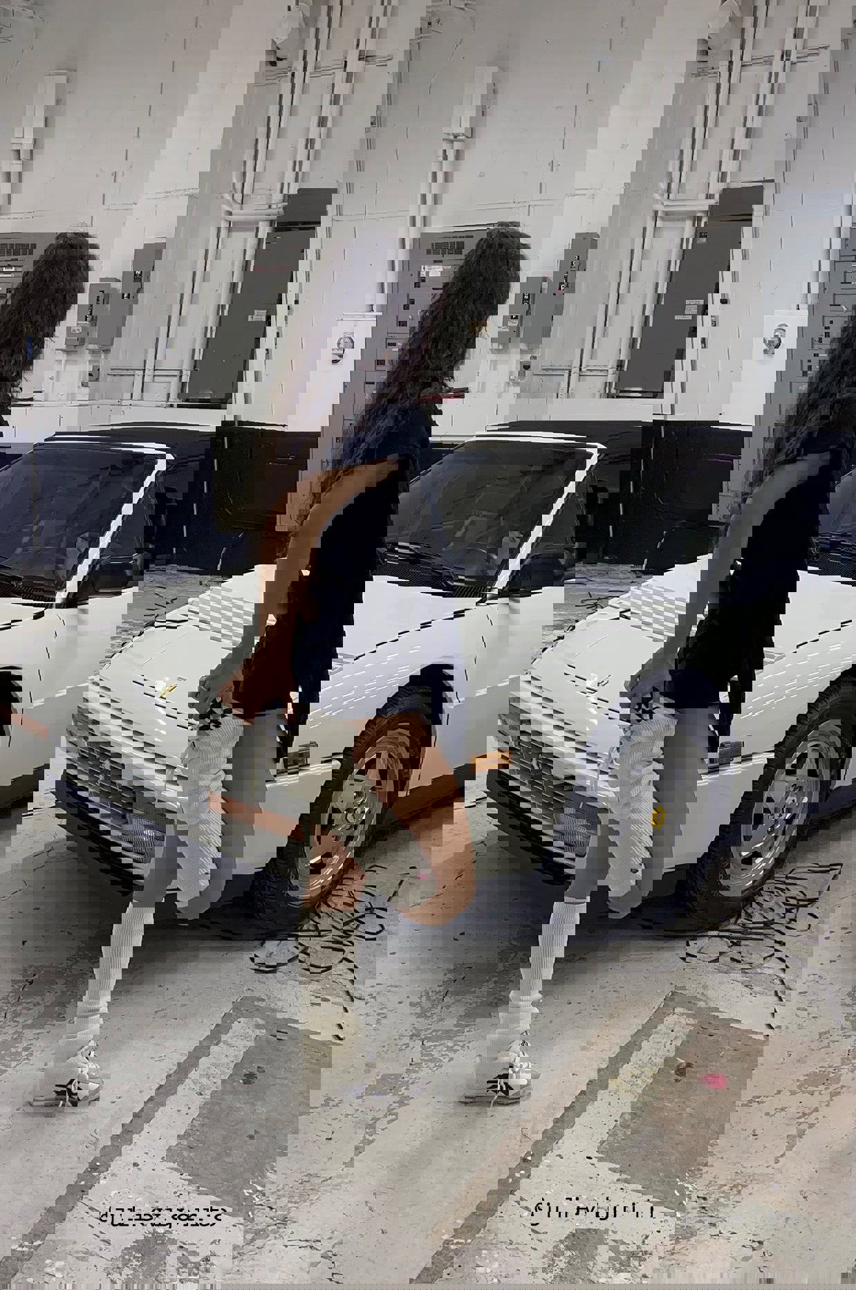 Angel Wool Leg Warmers in Vanilla