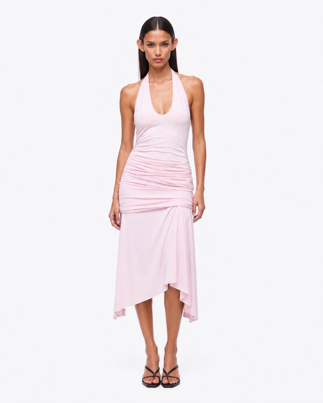 halter dress- pink