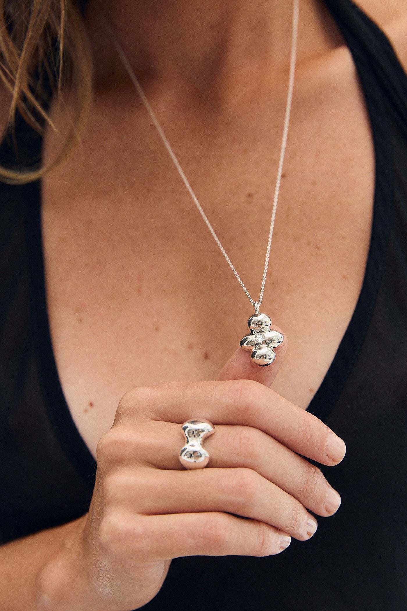 Diamond Totem Necklace