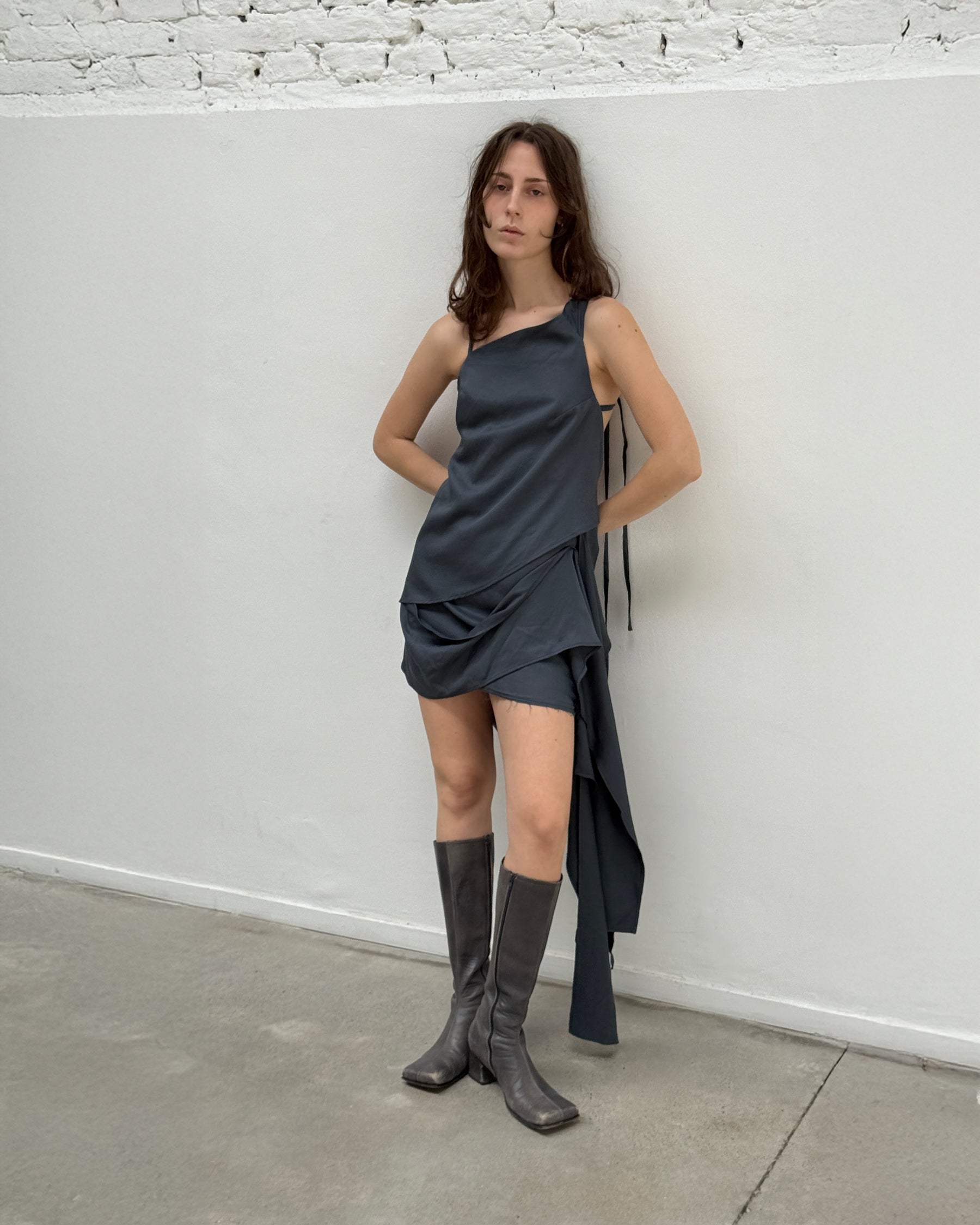 CALIFORNIO blue dress