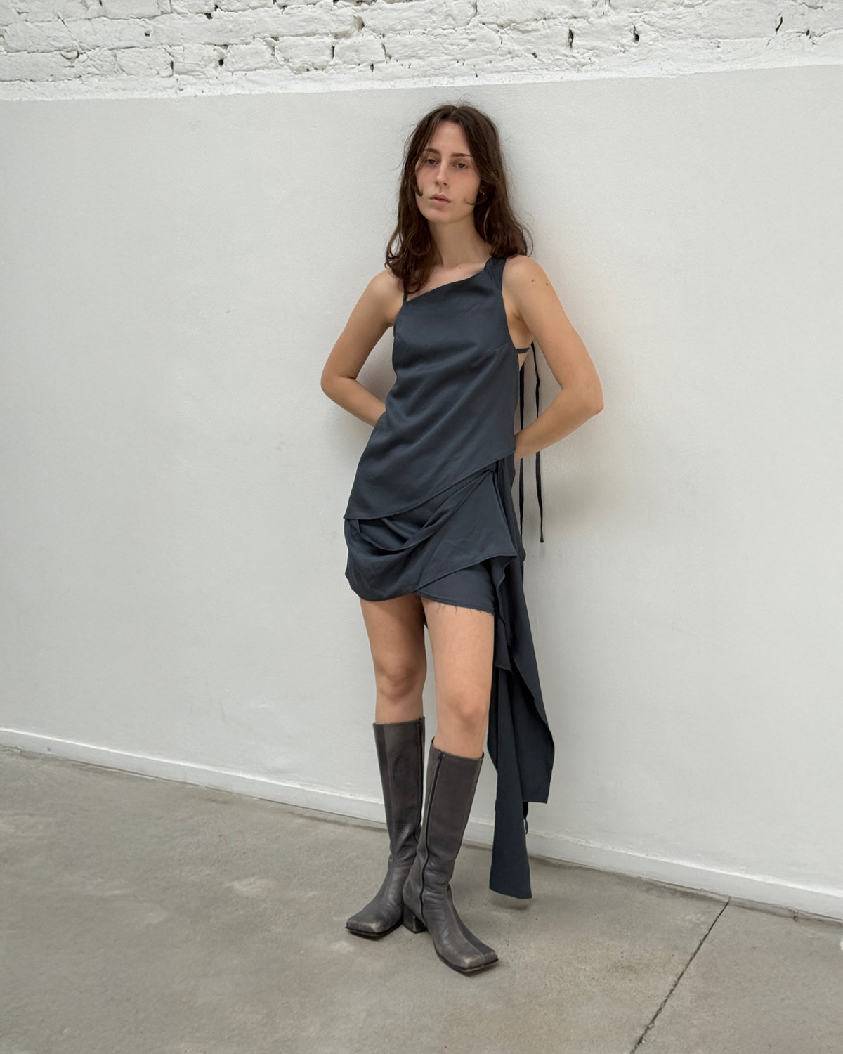 CALIFORNIO blue dress