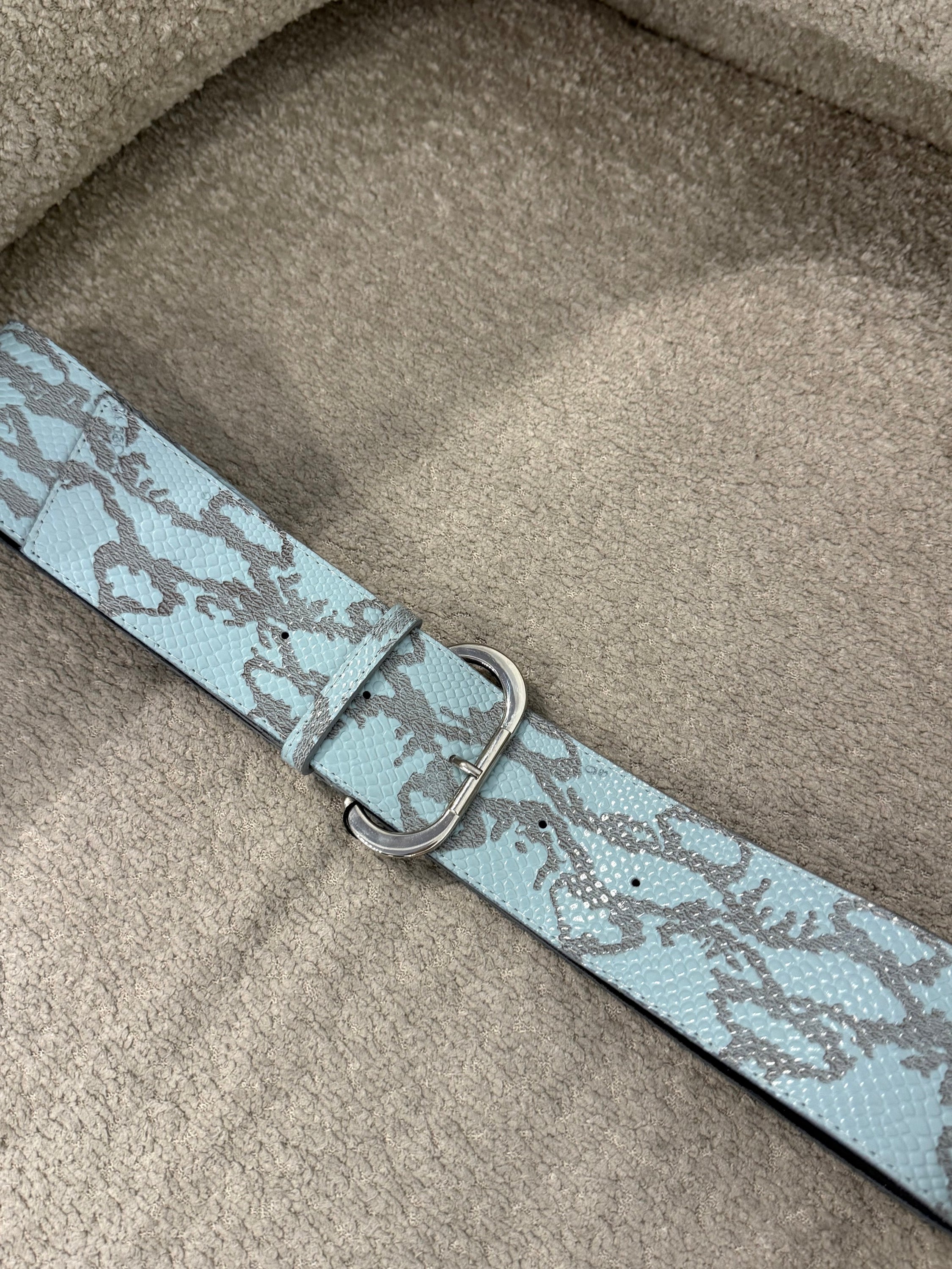 Wide Belt Snakeskin