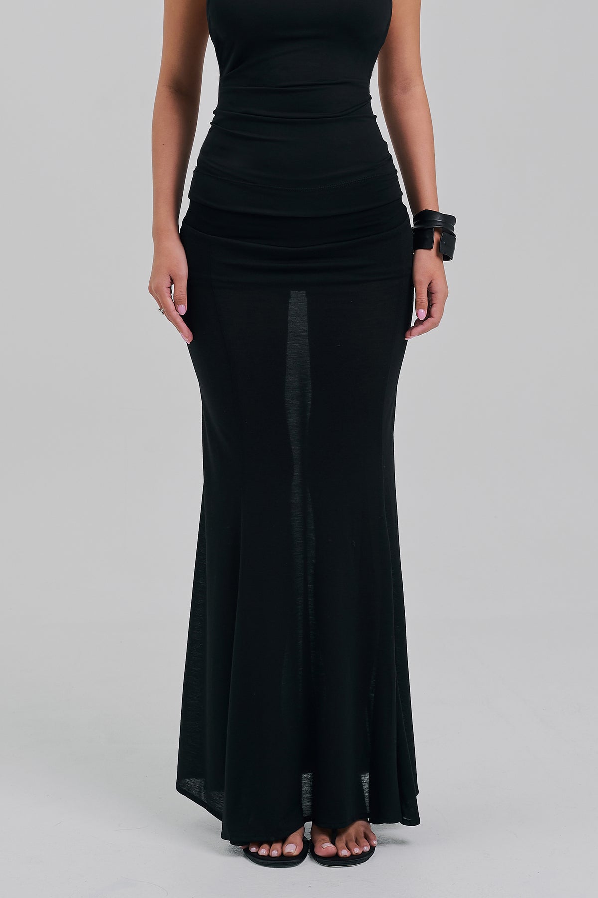 ALTAR MAXI SKIRT BLACK