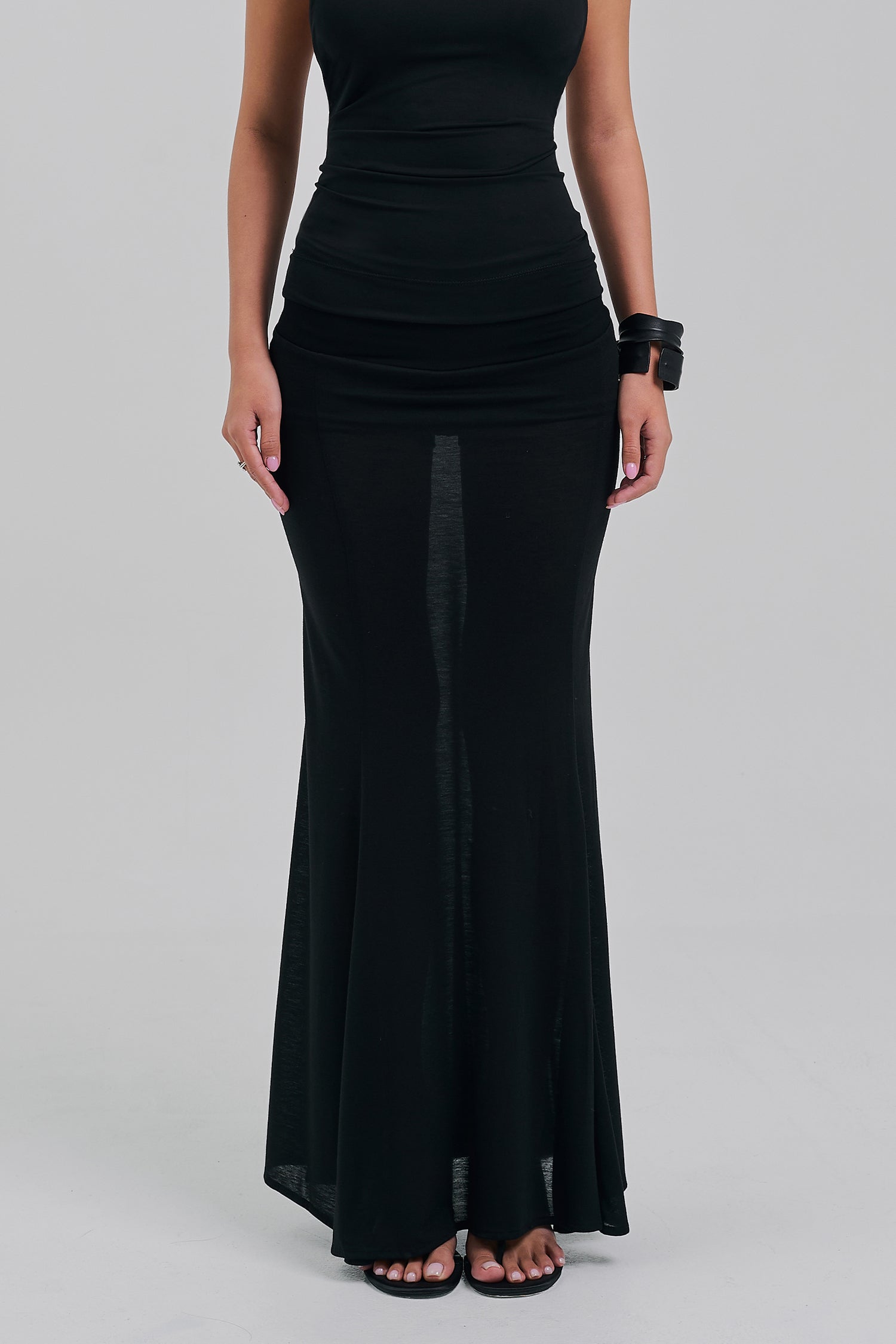 ALTAR MAXI SKIRT BLACK