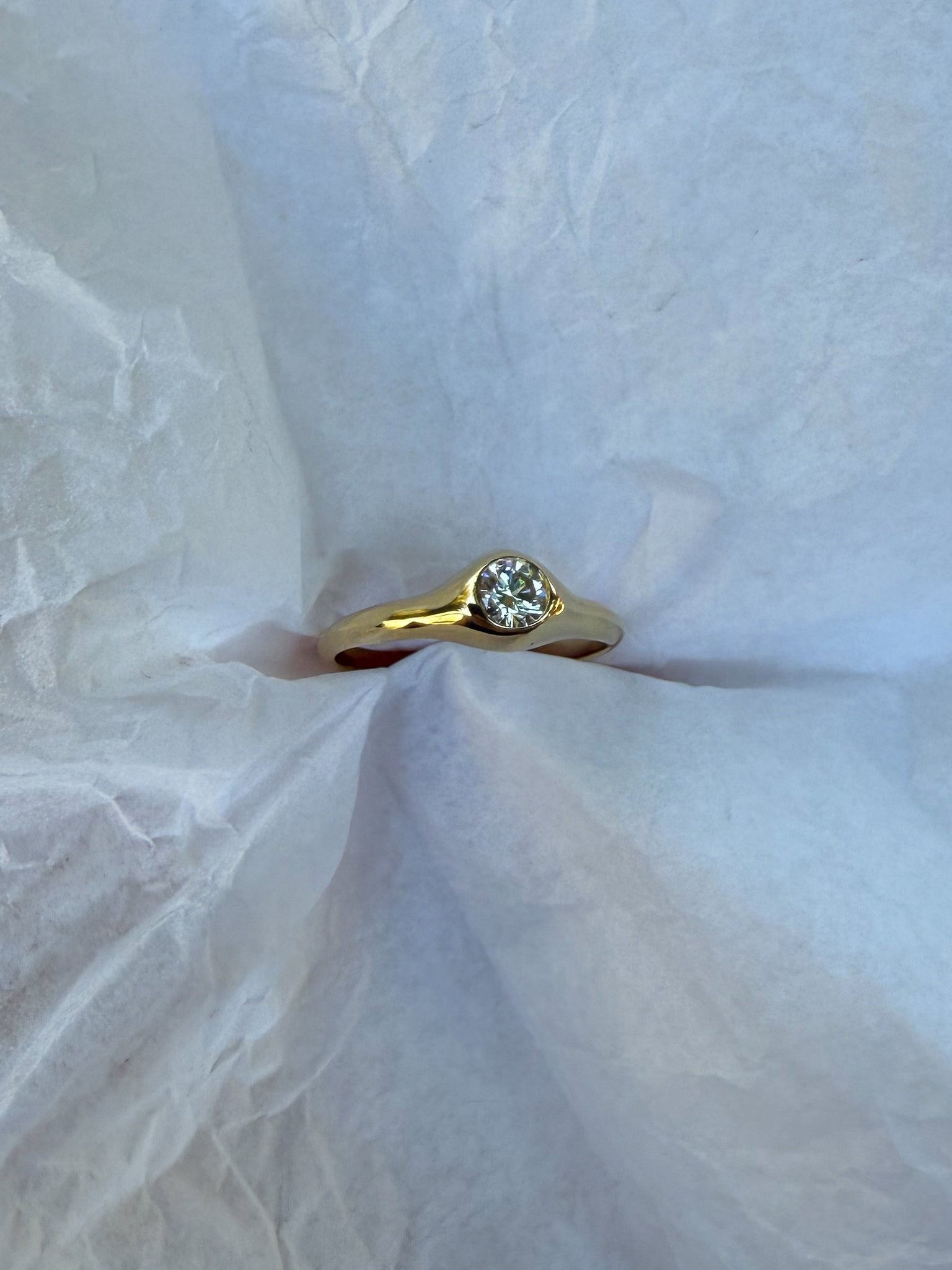 14K Gold 03 Ring Size 9 (In Stock)
