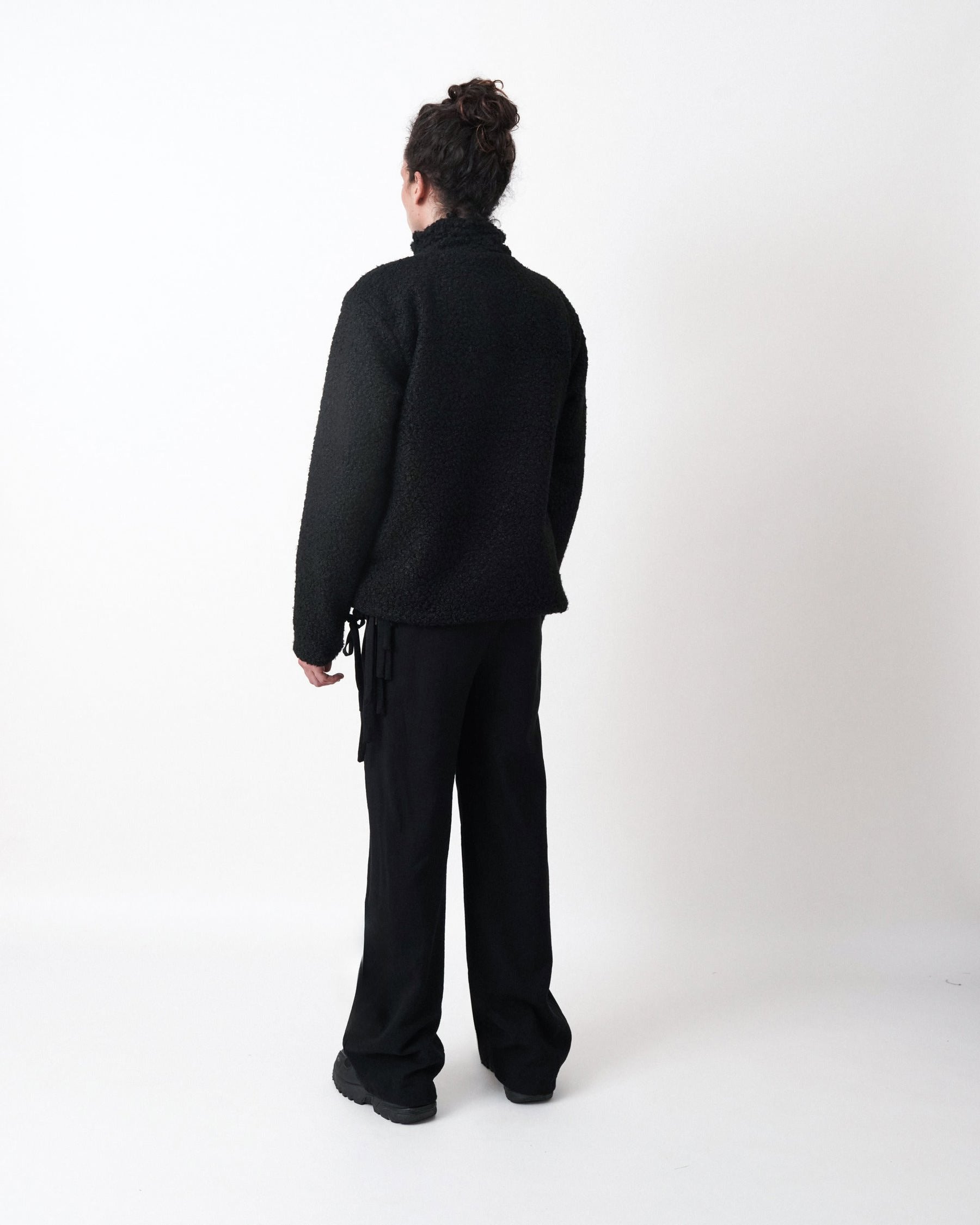 chaqueta tripa en bouclé