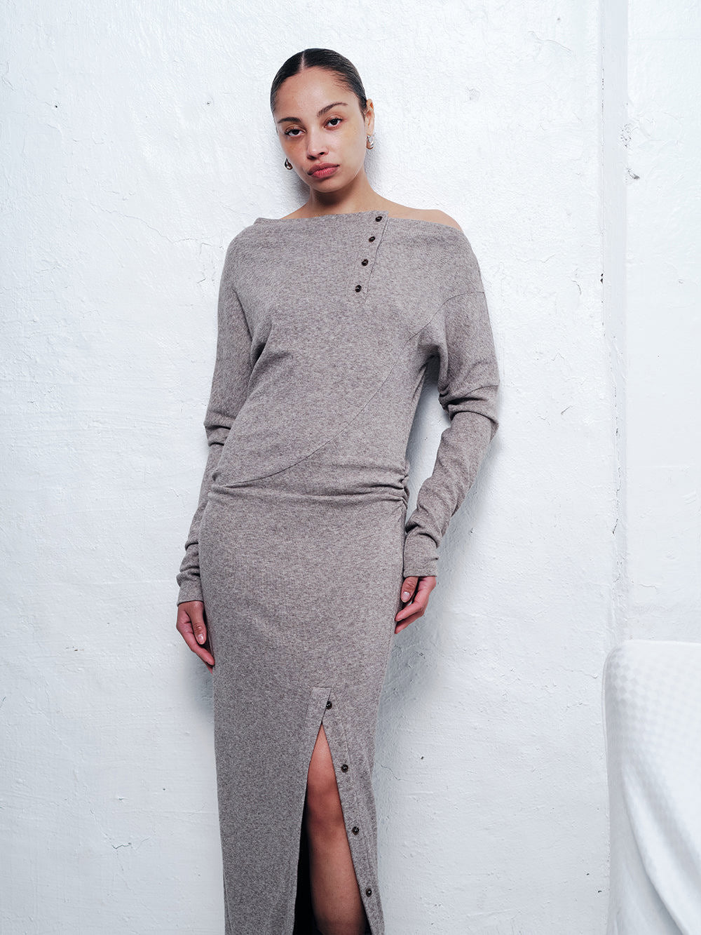 ALEXIA LONG DRESS IN OAT