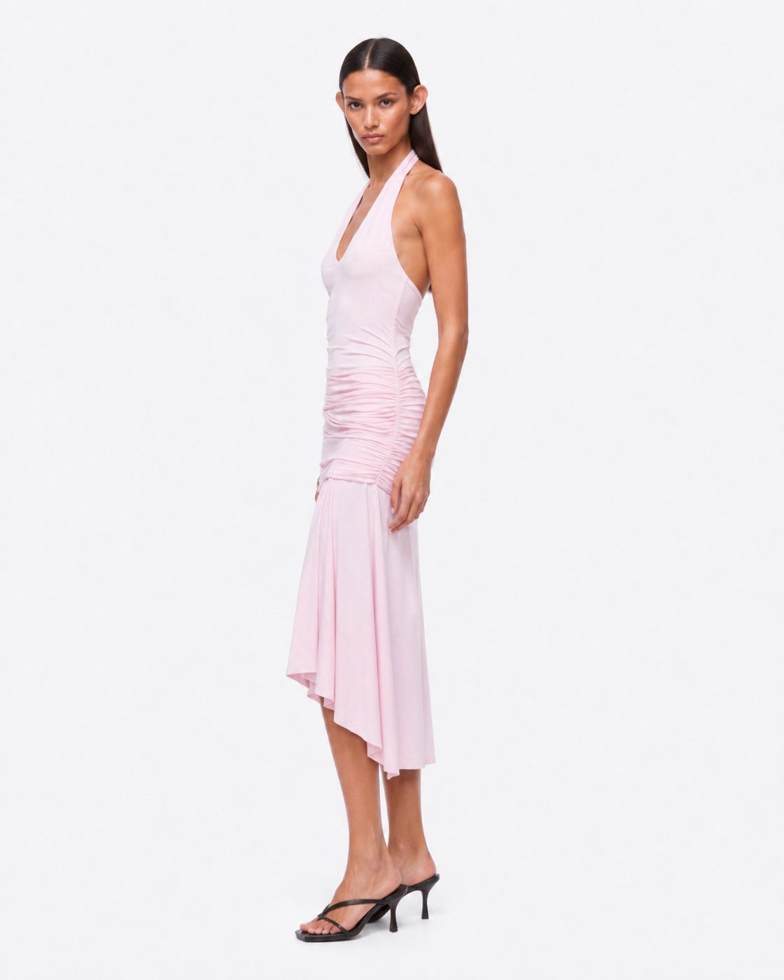 halter dress- pink