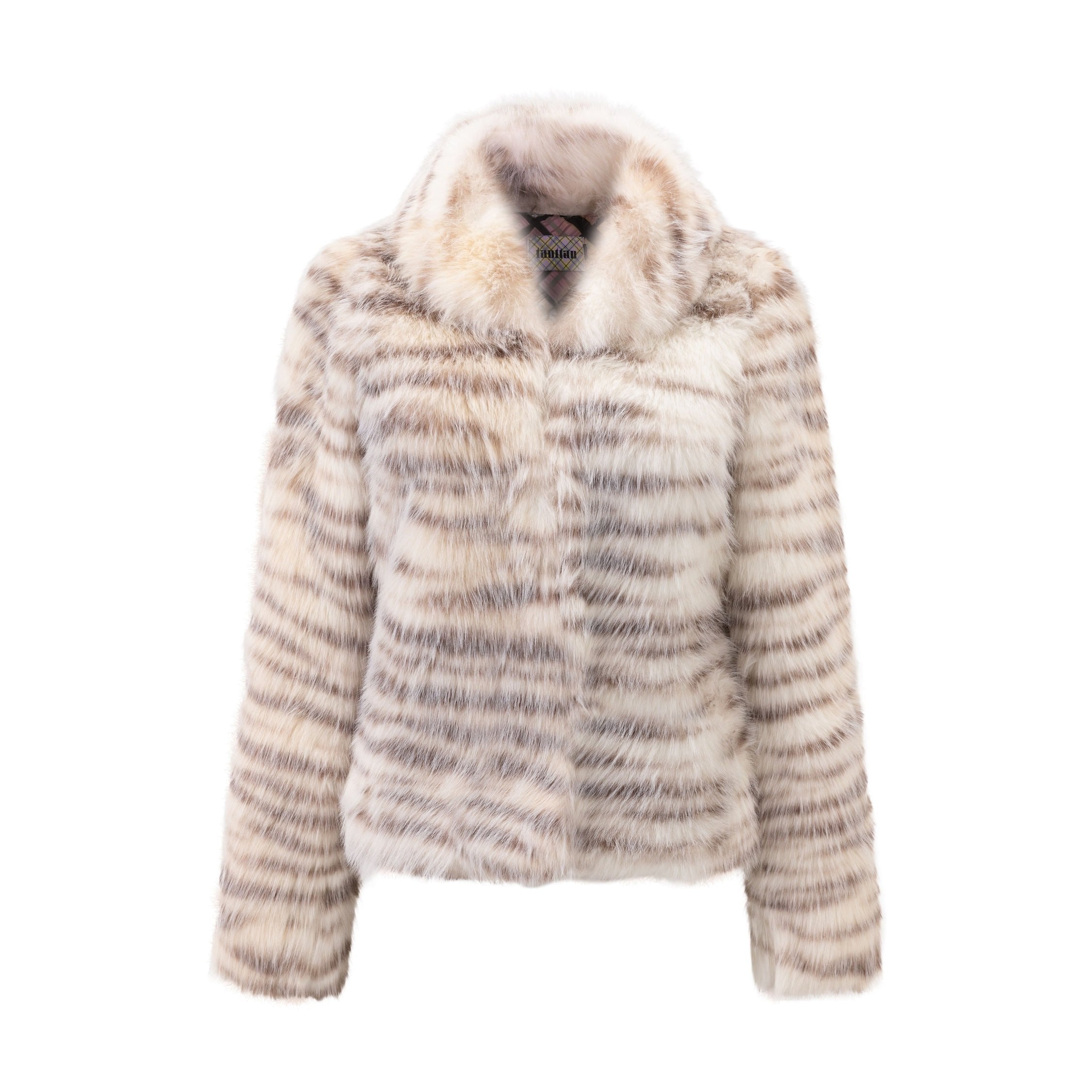 Gold Tiger Faux Fur Coat