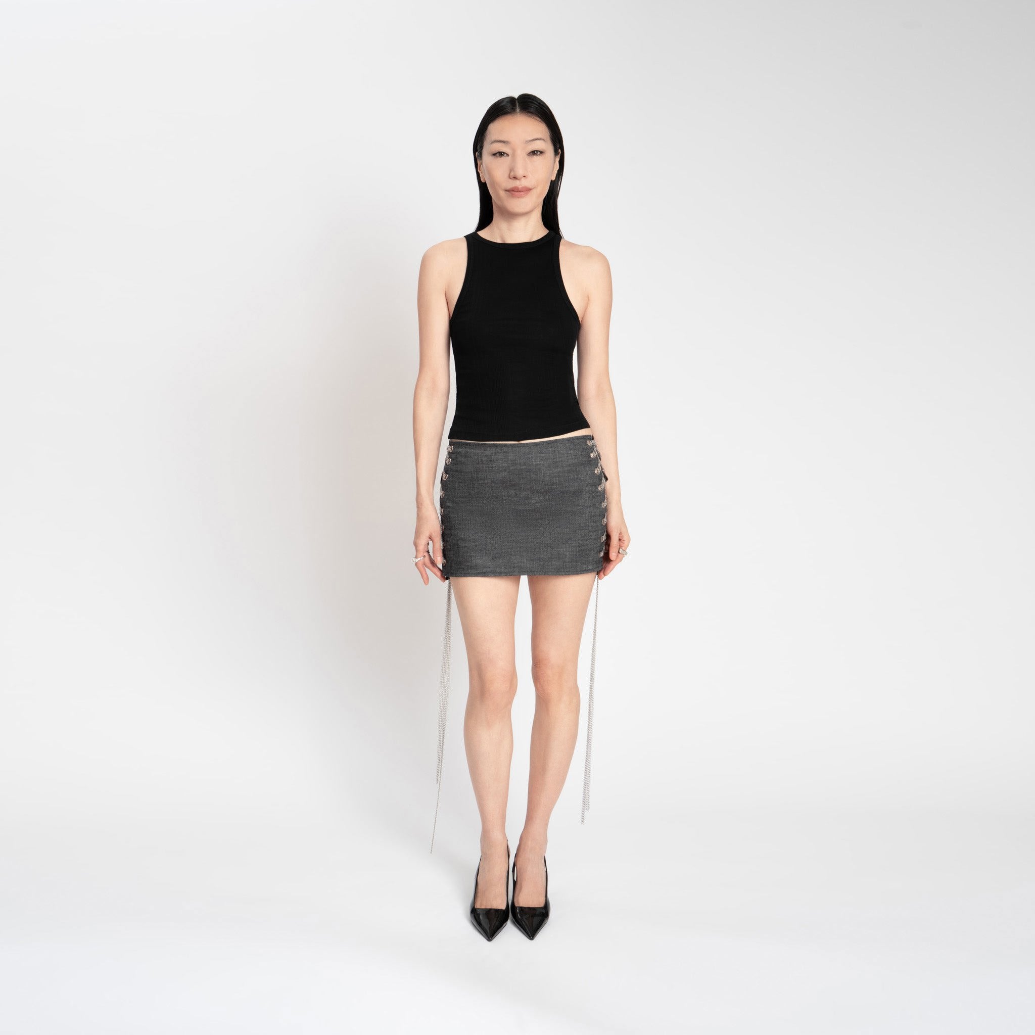 Sirena Skirt in Japanese Denim