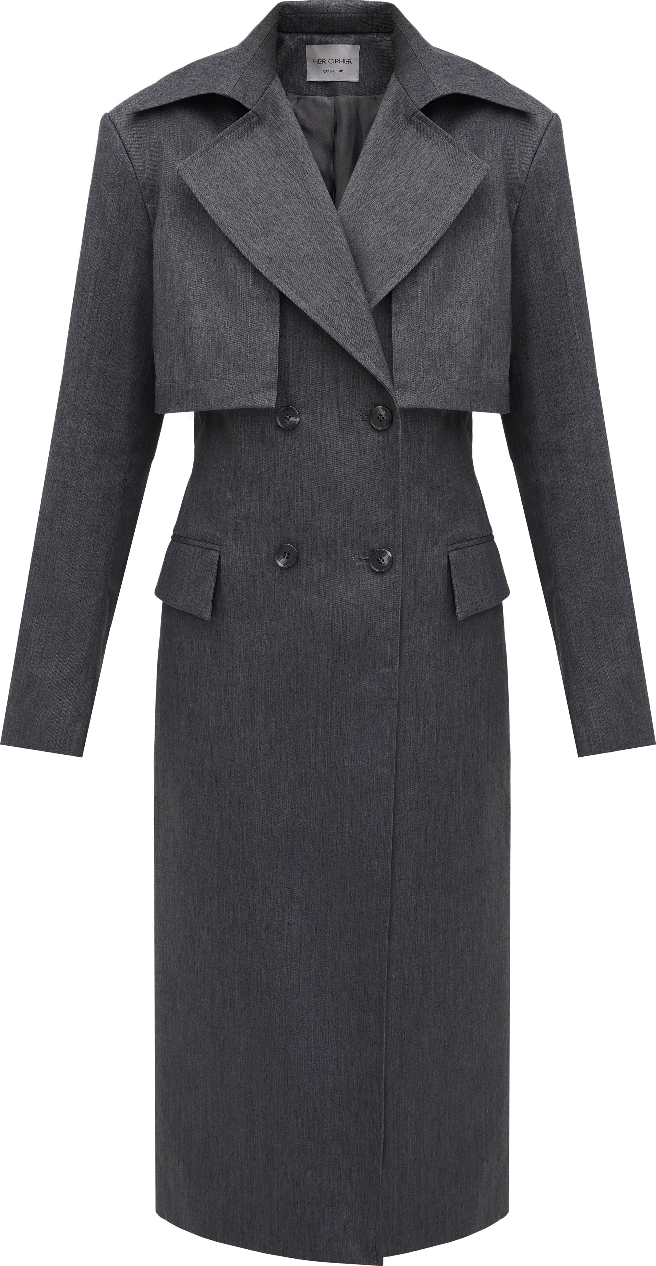 SeaSycle Trench Coat - Graffite