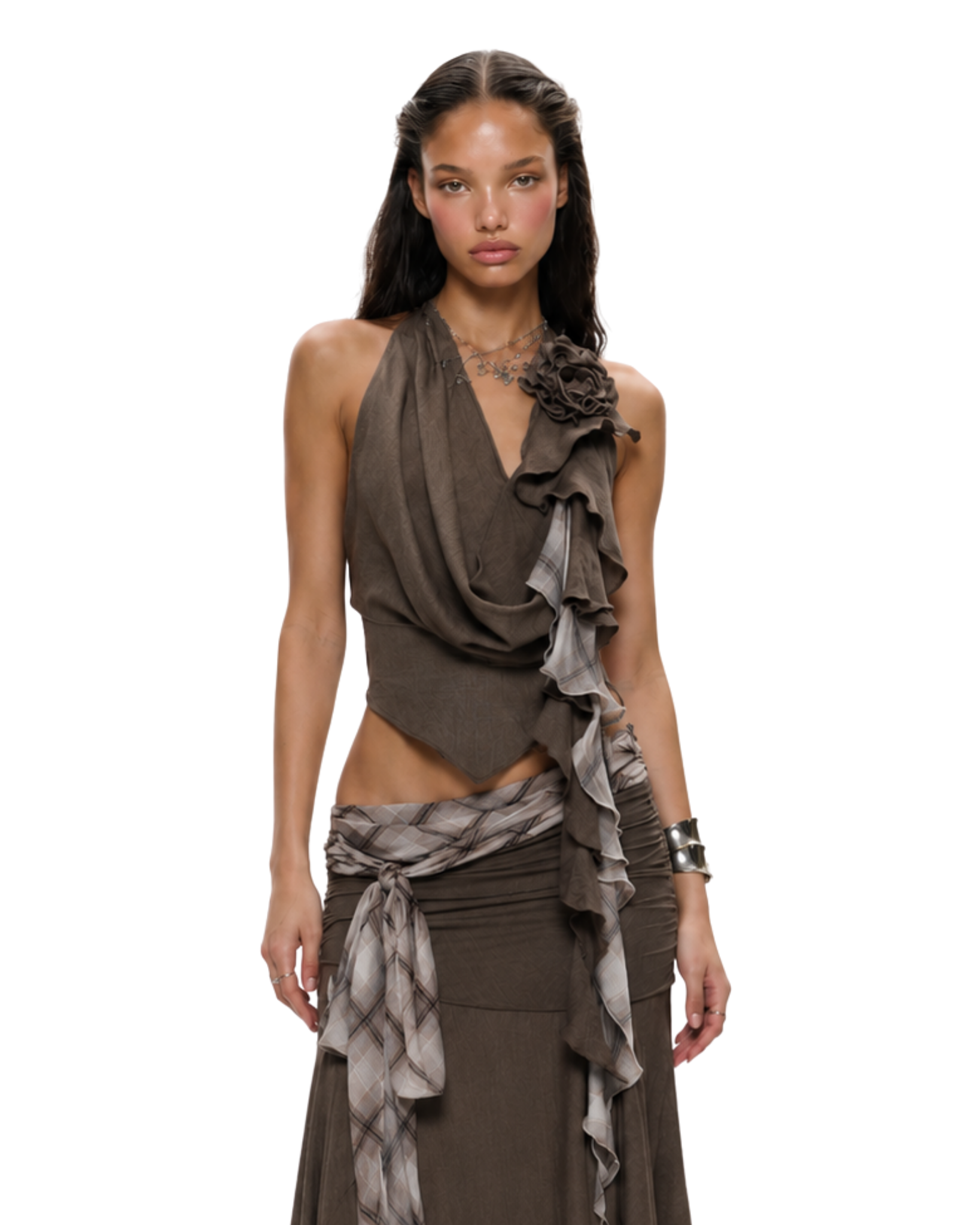 DRAM Draped Halter Top
