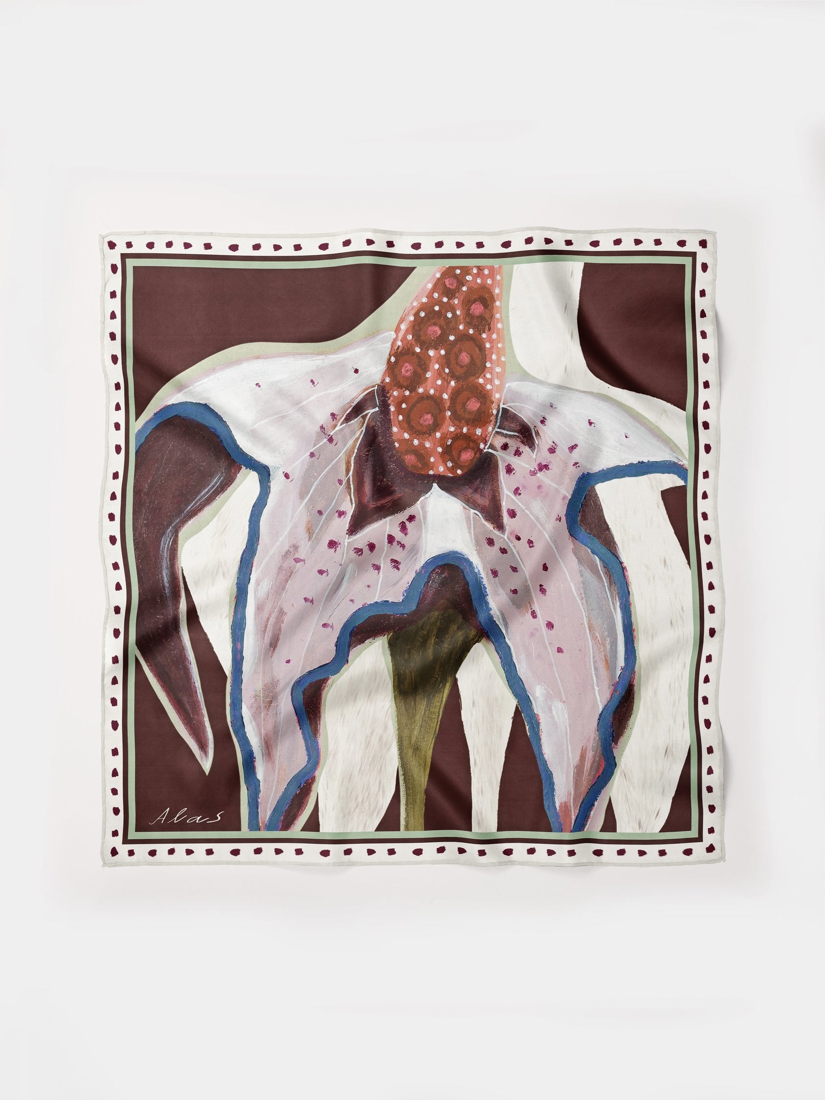 Square Shawl 'The Botanist’s Gift'