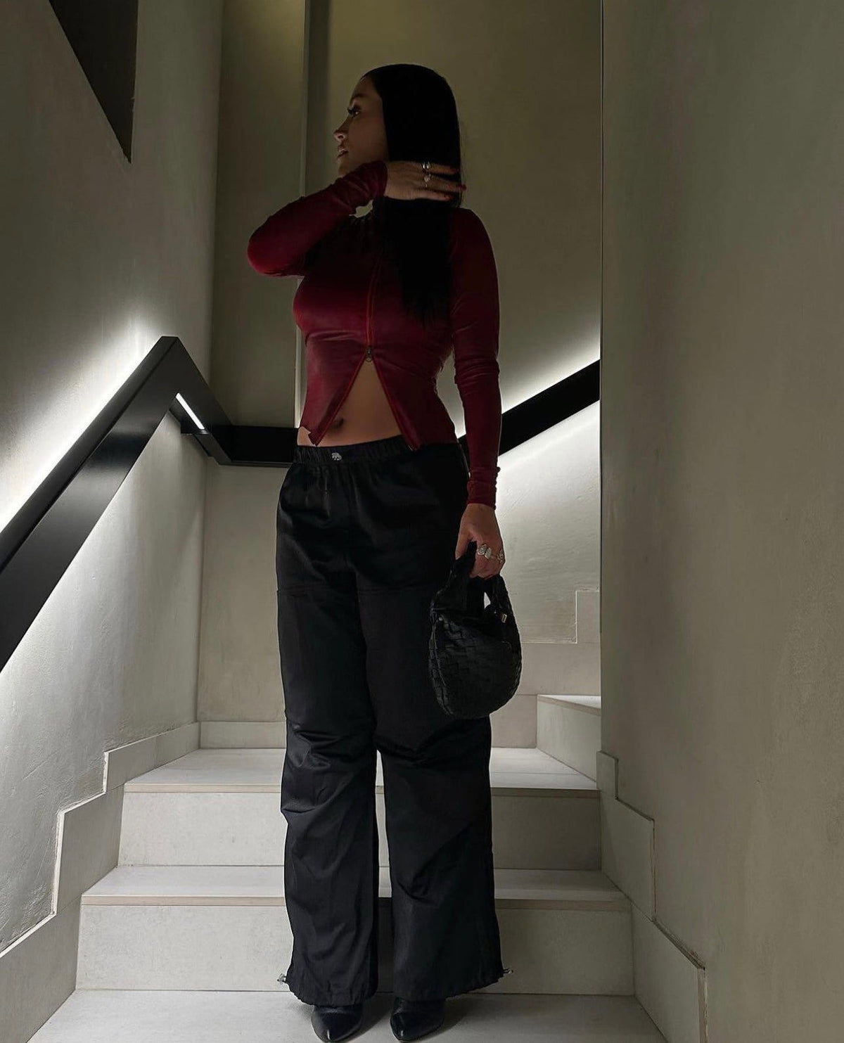 Red Logo Zip Jacket
