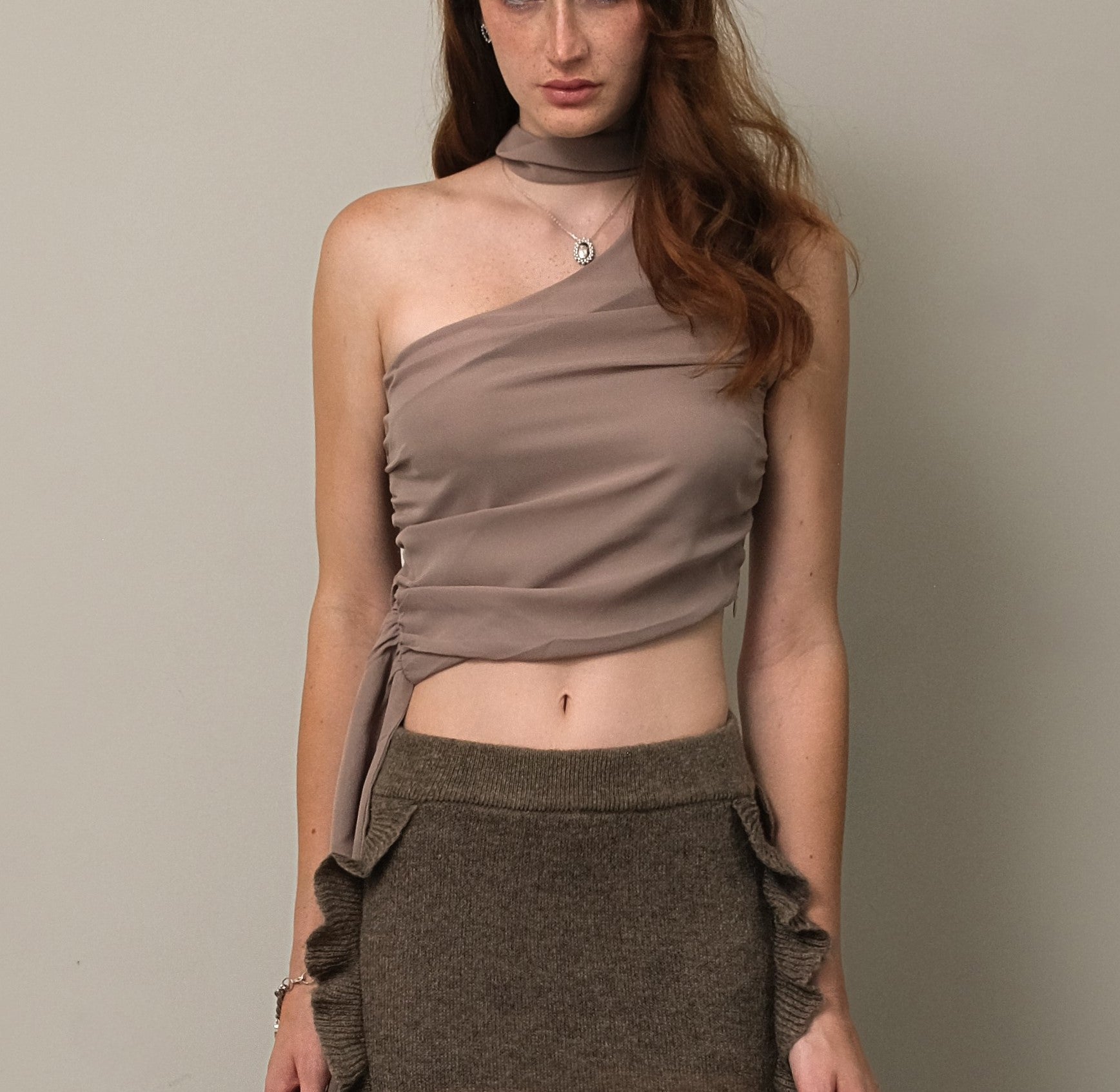 TAUPE SOLEN TOP