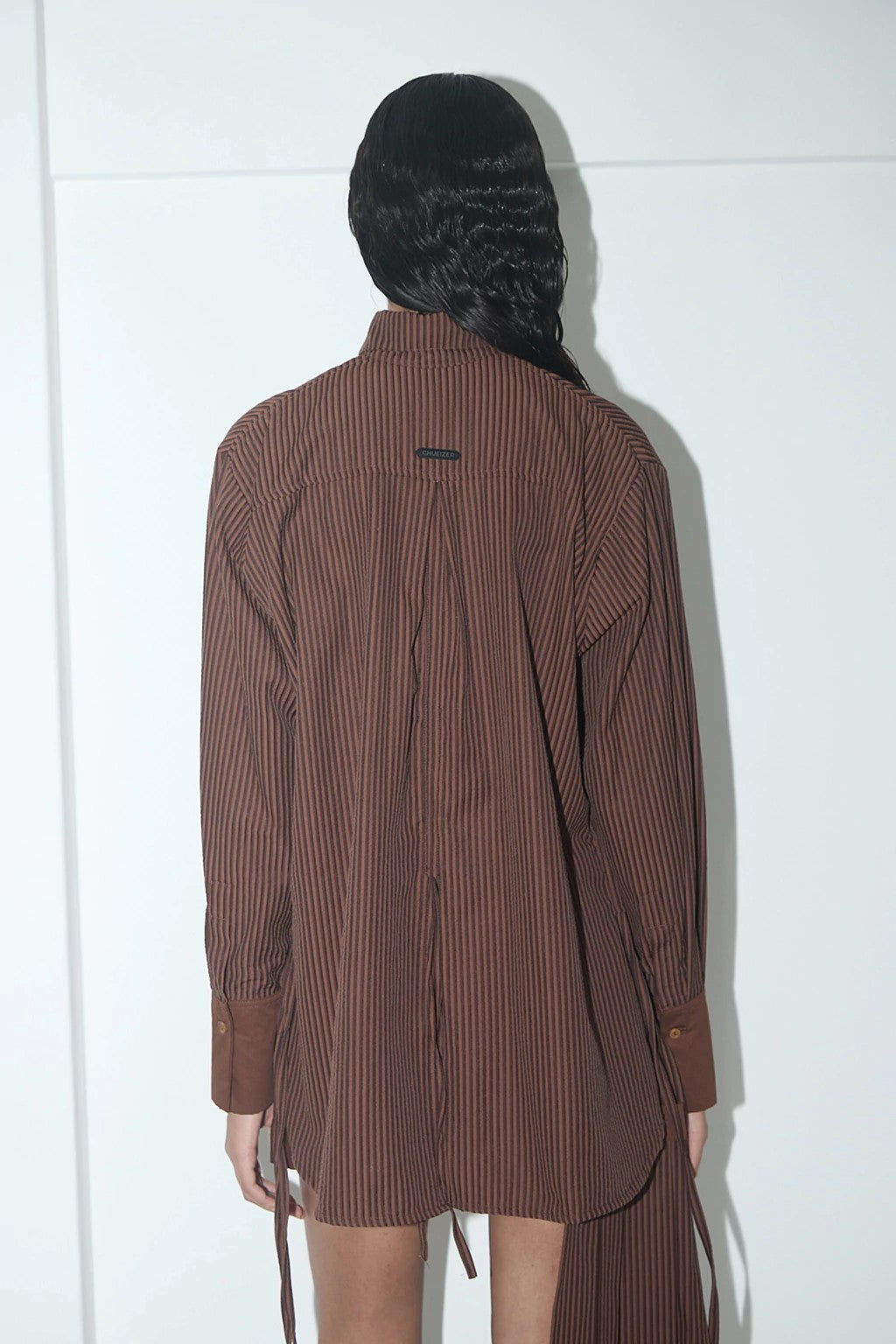 Luisa Shirt Chocolate Striped